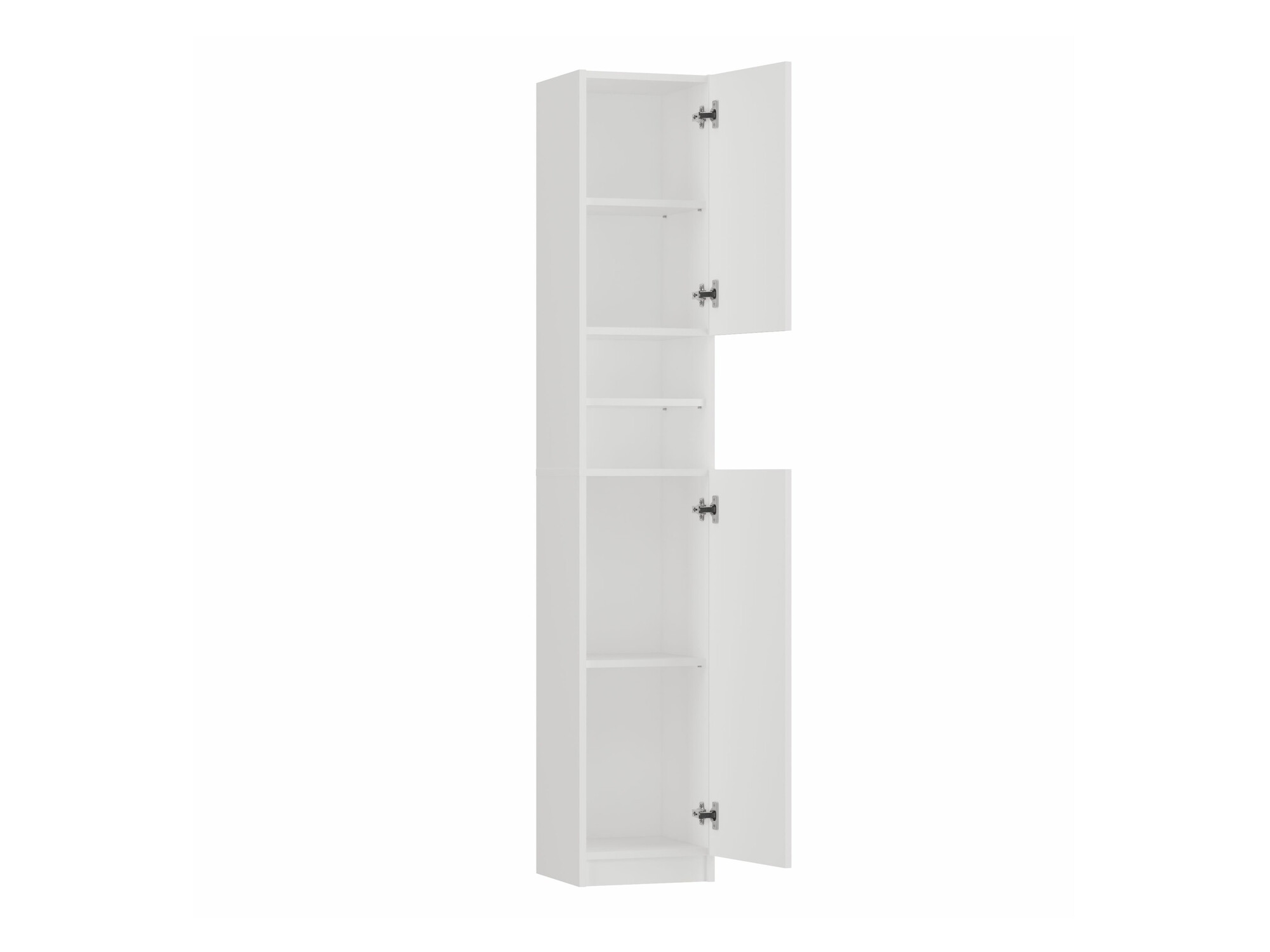 Armoire de bain à poser Mandeville 152 (Blanc + Blanc gloss)