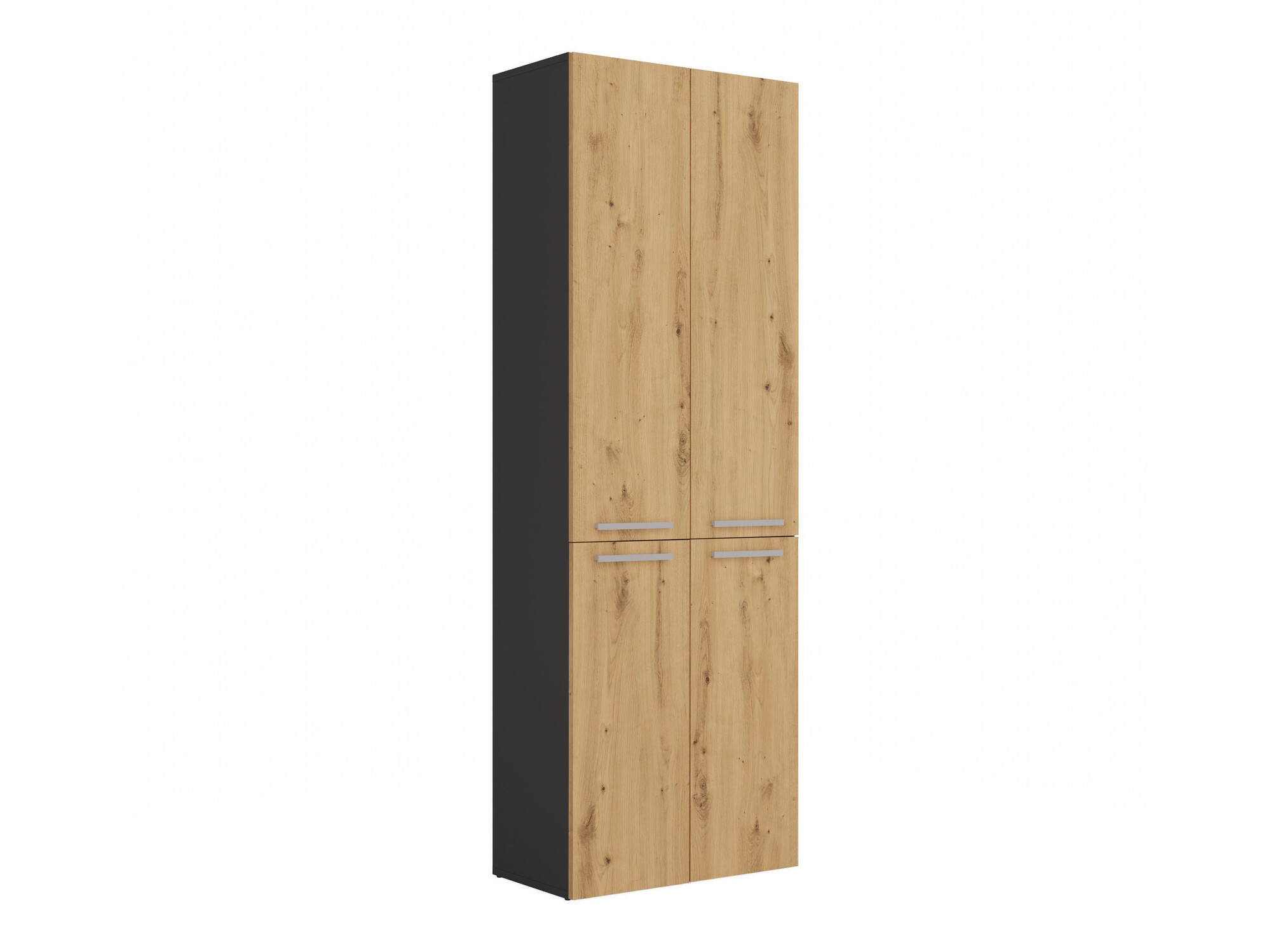 Armoire de bain à poser Nolmaru 100 (Anthracite + Chêne Artisan)