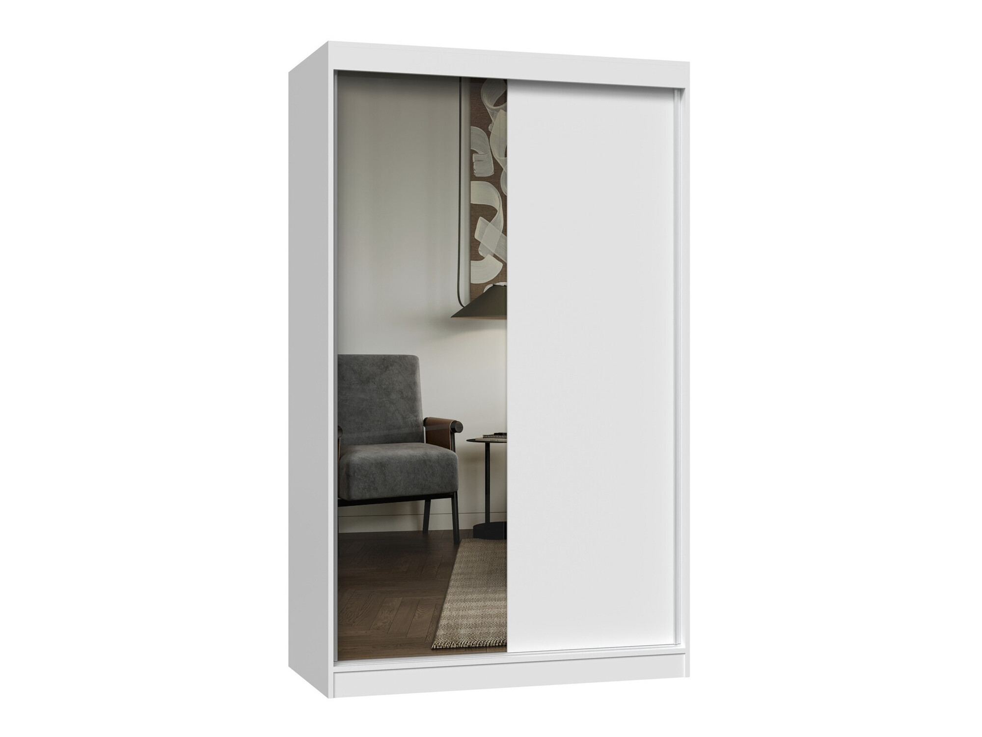 Armoire Mandeville 155 (Blanc)