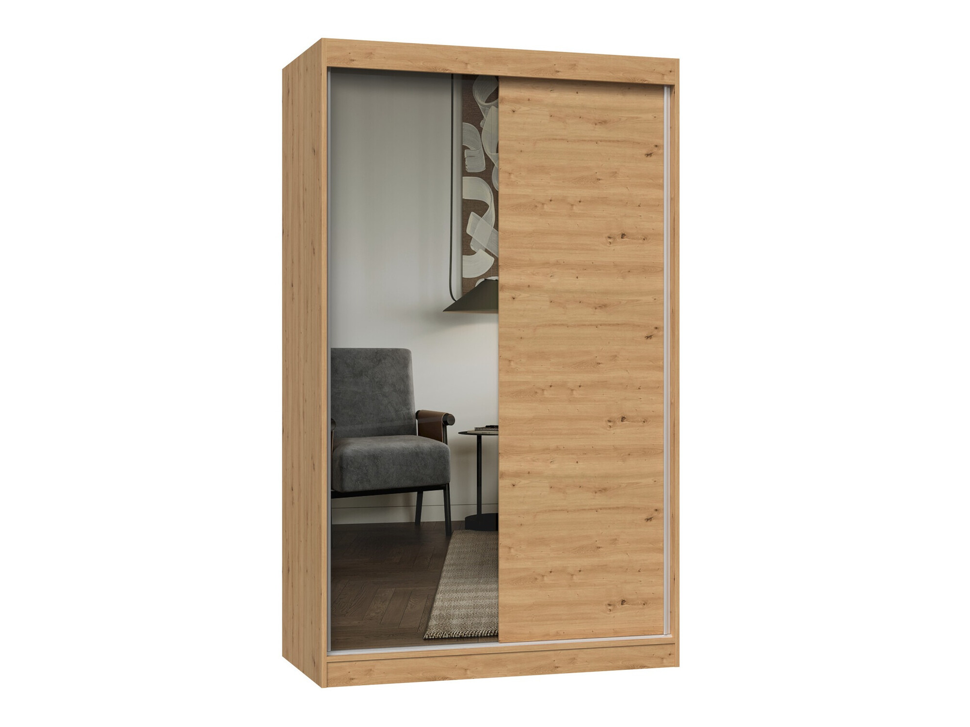 Armoire Mandeville 155 (Chêne Artisan)