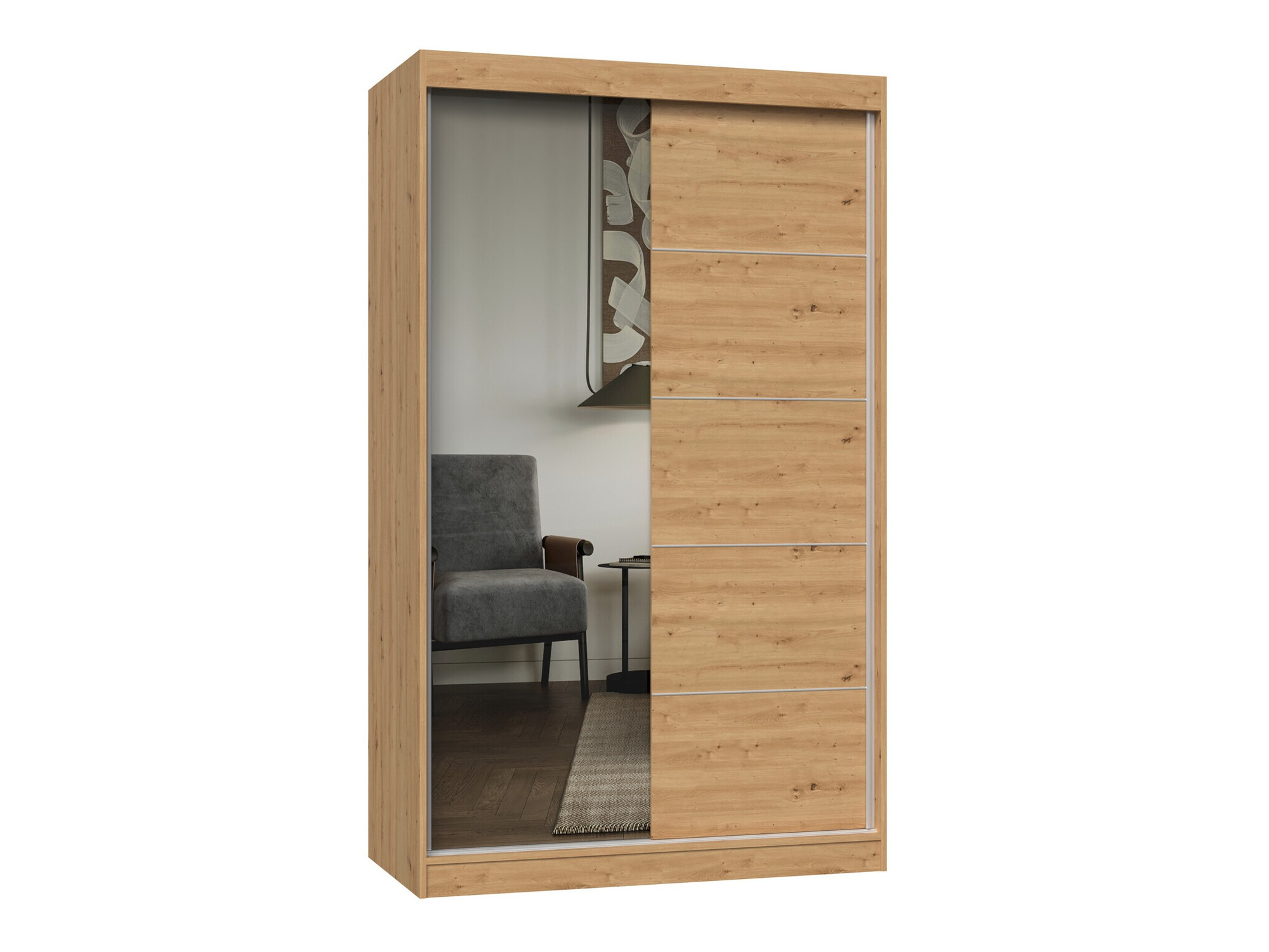 Armoire Mandeville 157 (Chêne Artisan)