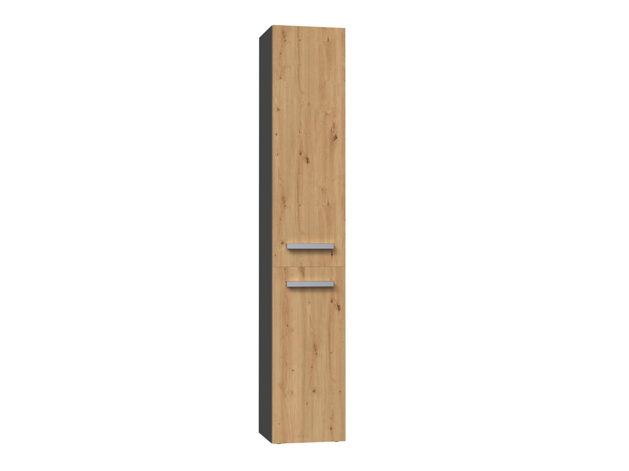 Armoire de bain à poser Nolmaru 107 (Anthracite + Chêne Artisan)