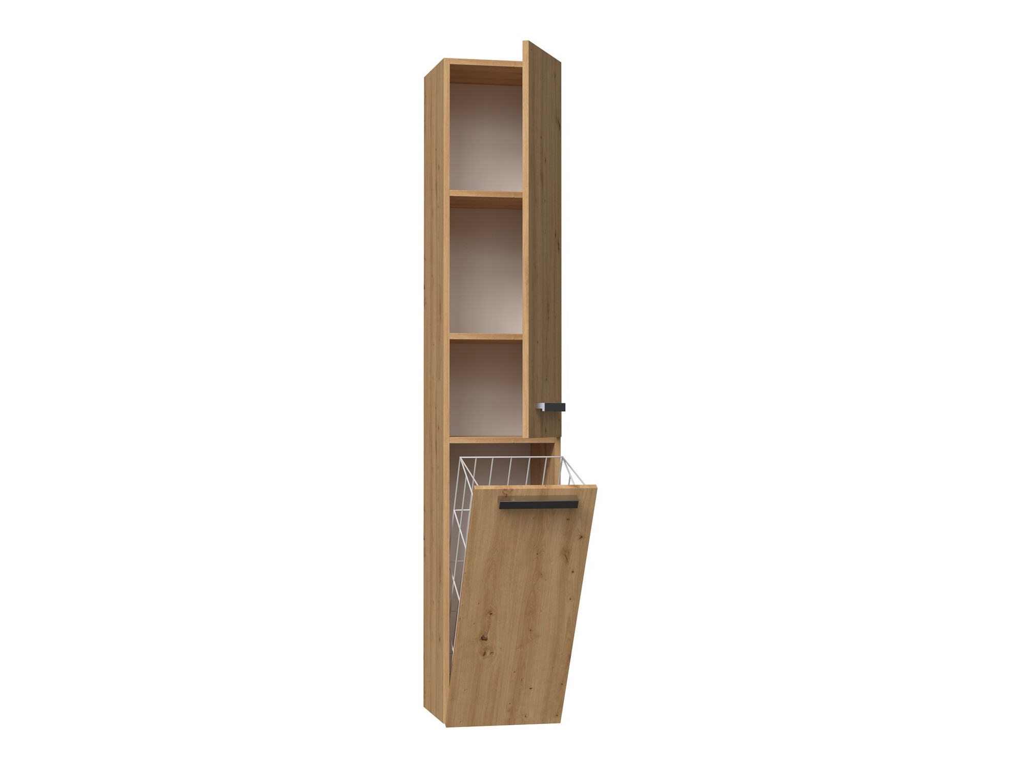 Armoire de bain à poser Nolmaru 107 (Chêne Artisan)