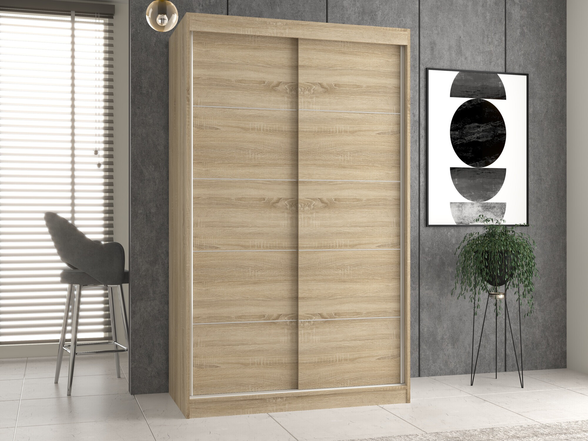 Armoire Mandeville 164 (Sonoma chêne)