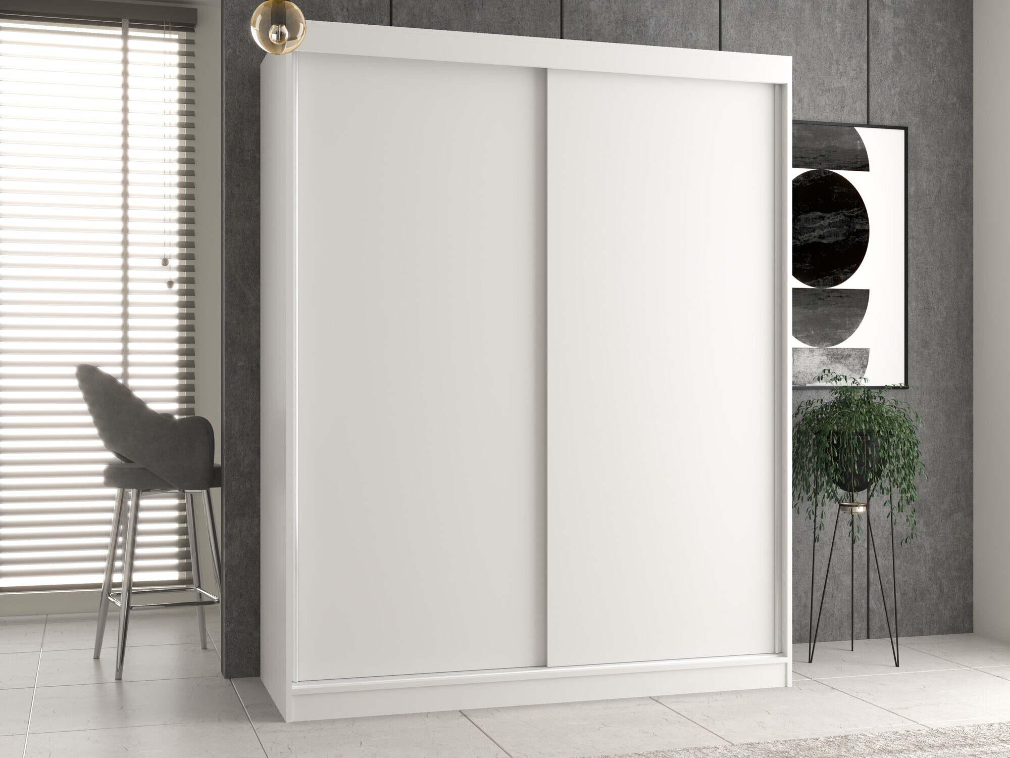 Armoire Mandeville 167 (Blanc)