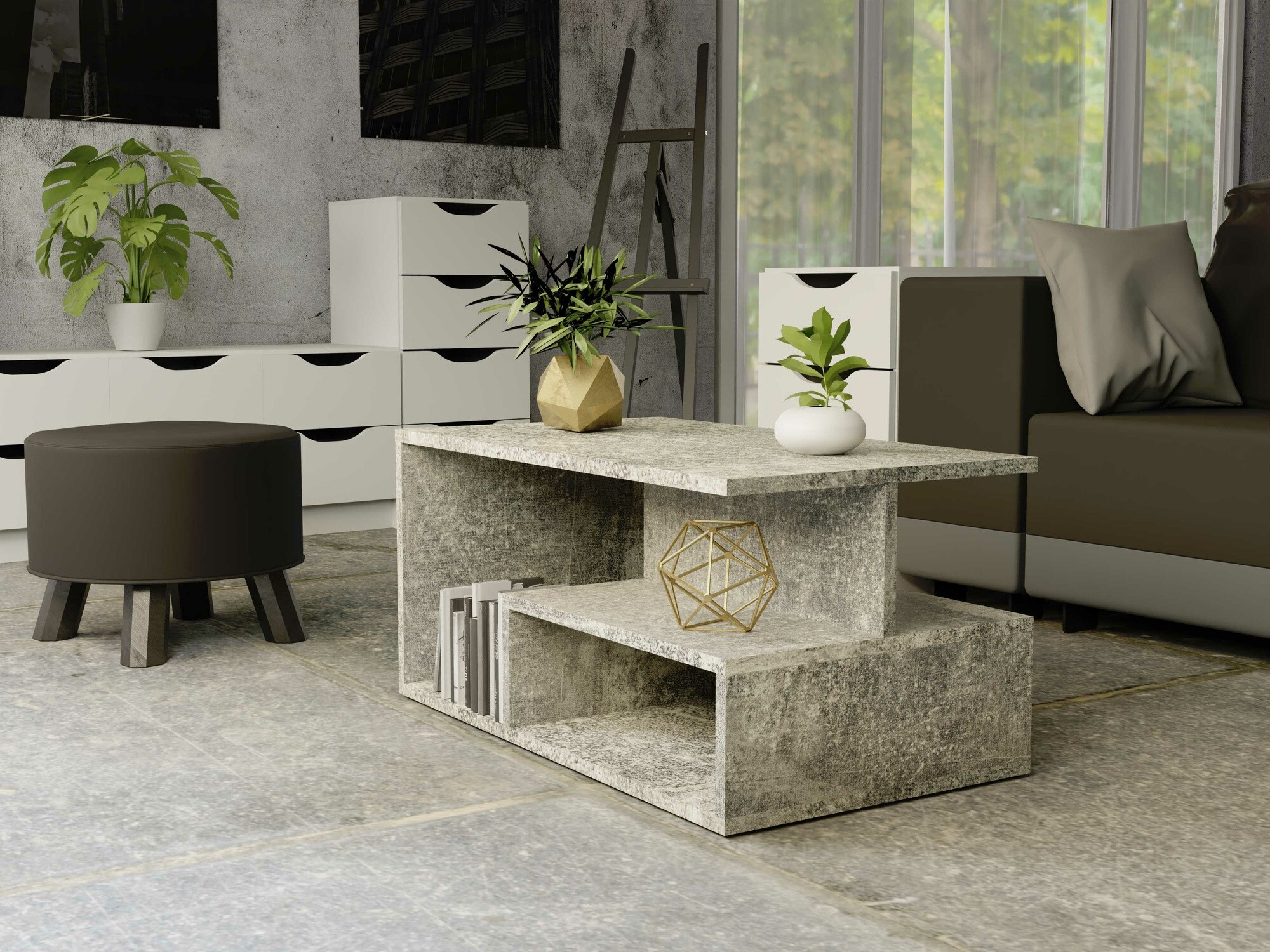 Table basse Mandeville 166 (Béton)