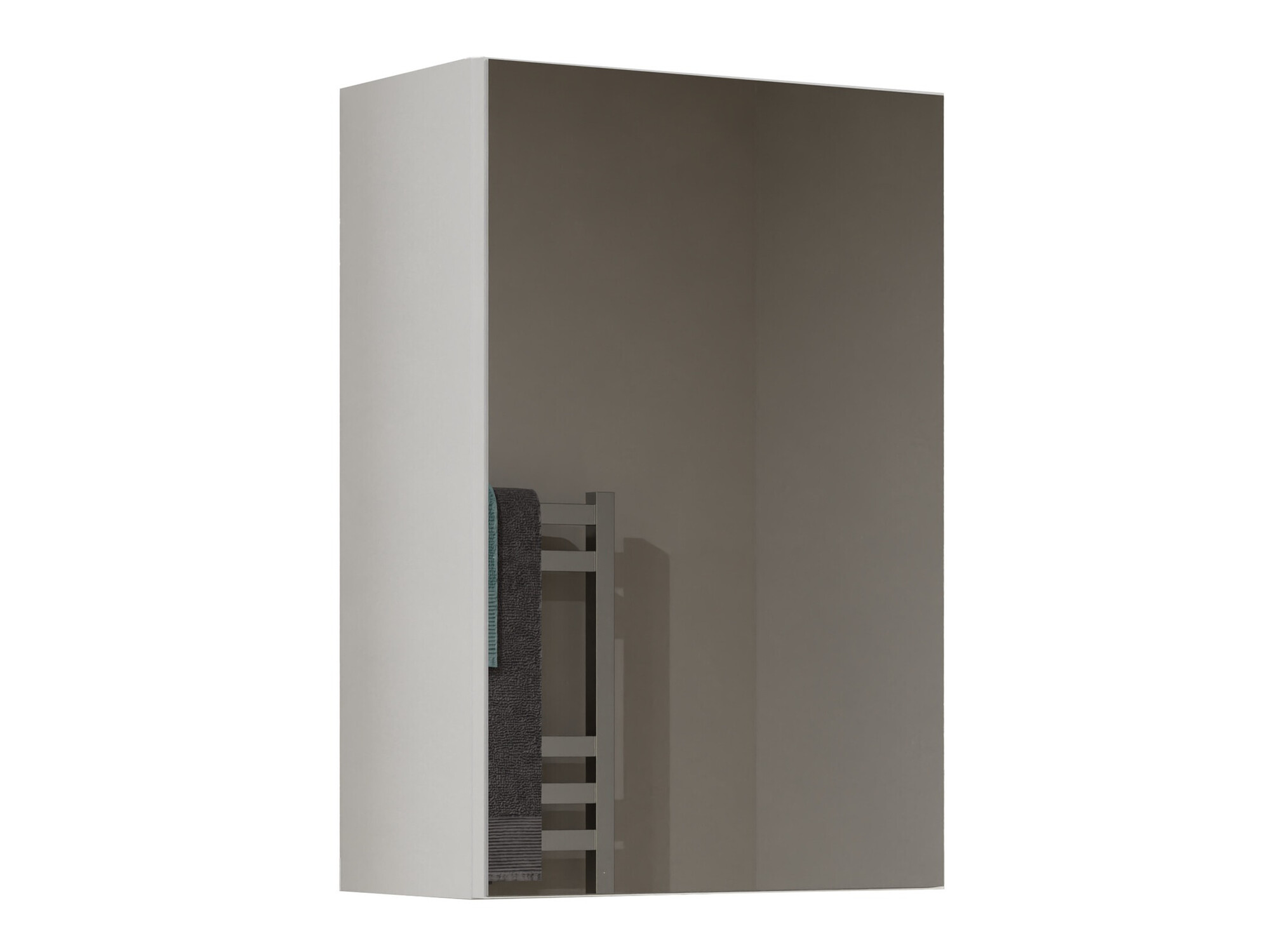 Armoire à miroir de salle de bains Balelbo 100 (Blanc)