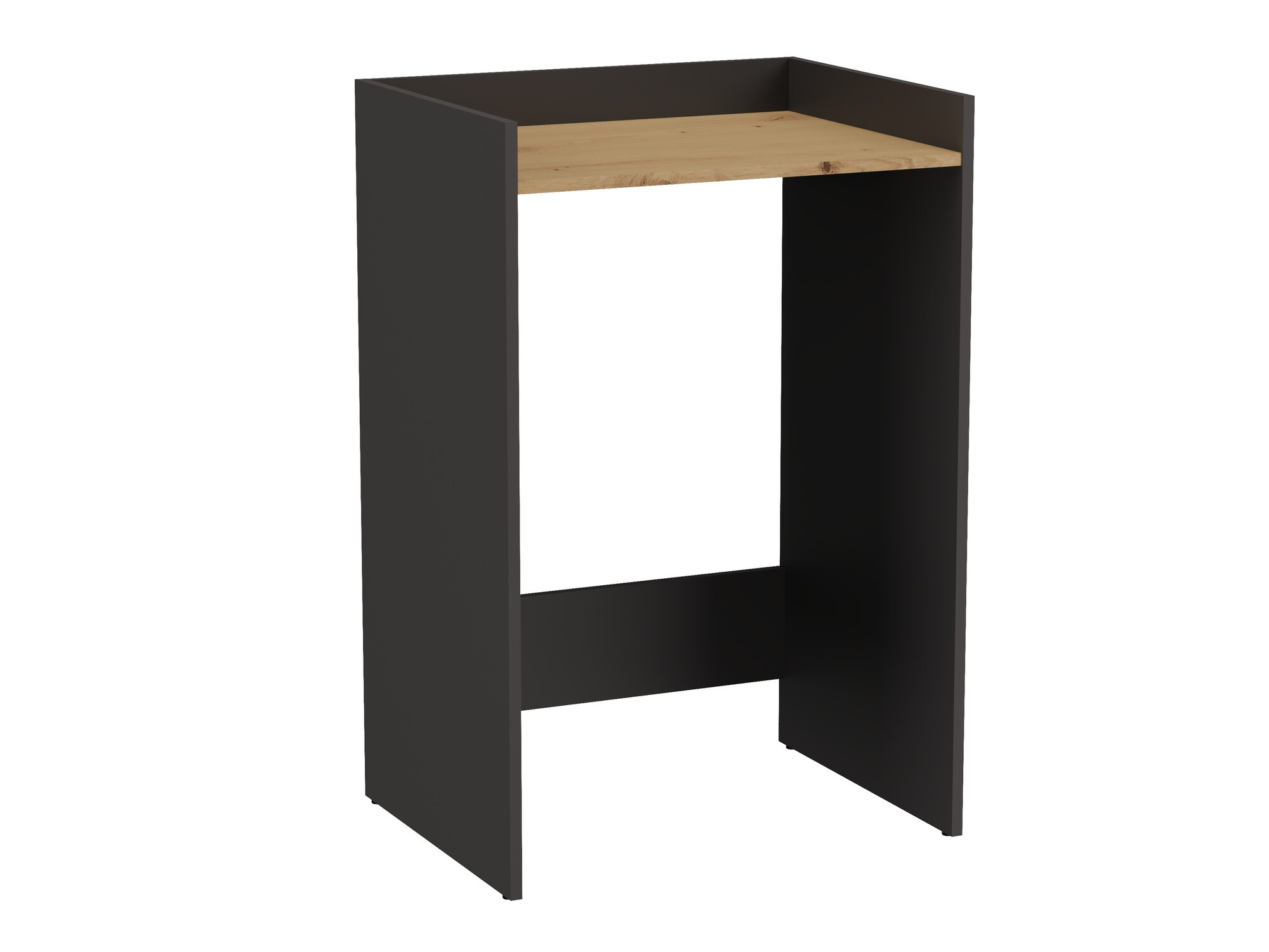 Armoire de bain à poser Balelbo 102 (Anthracite + Chêne Artisan)