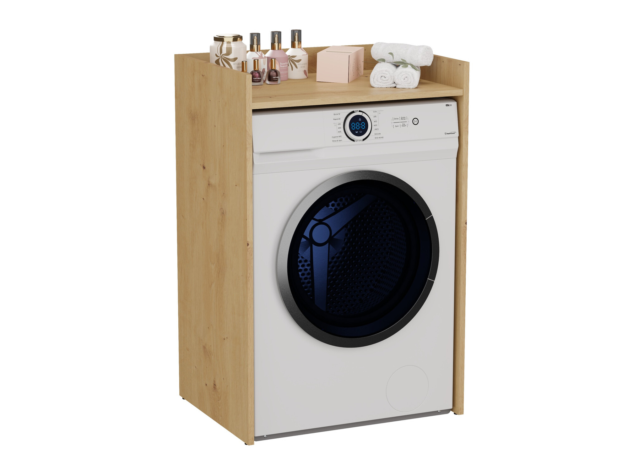 Armoire de bain à poser Balelbo 102 (Chêne Artisan)