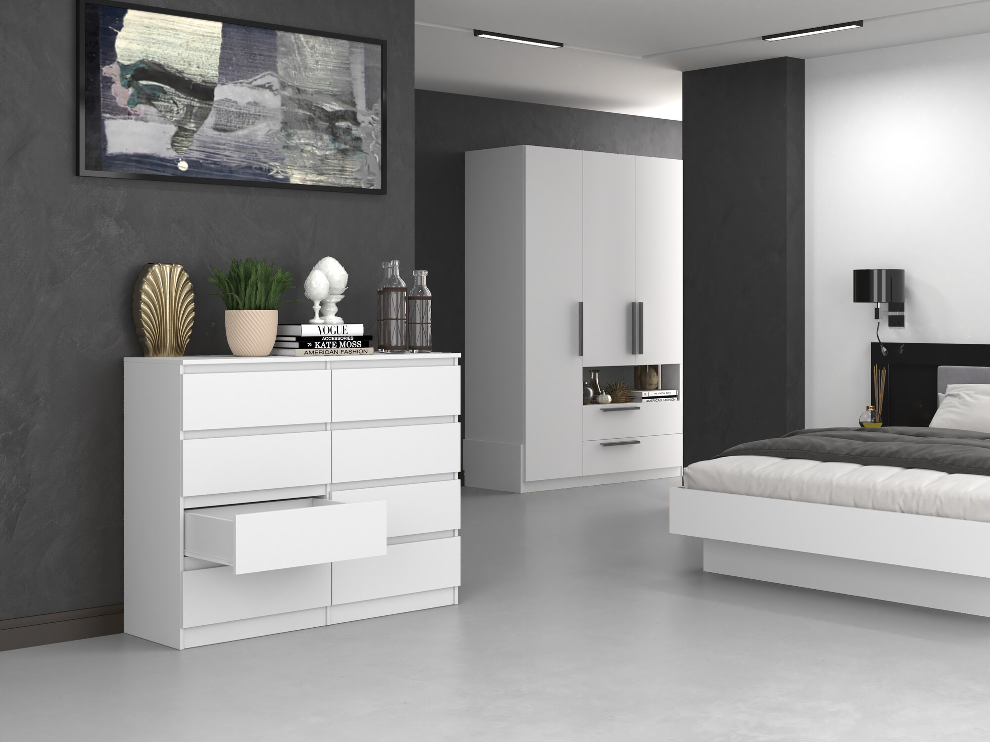 Commode Elbvelu 101 (Blanc)