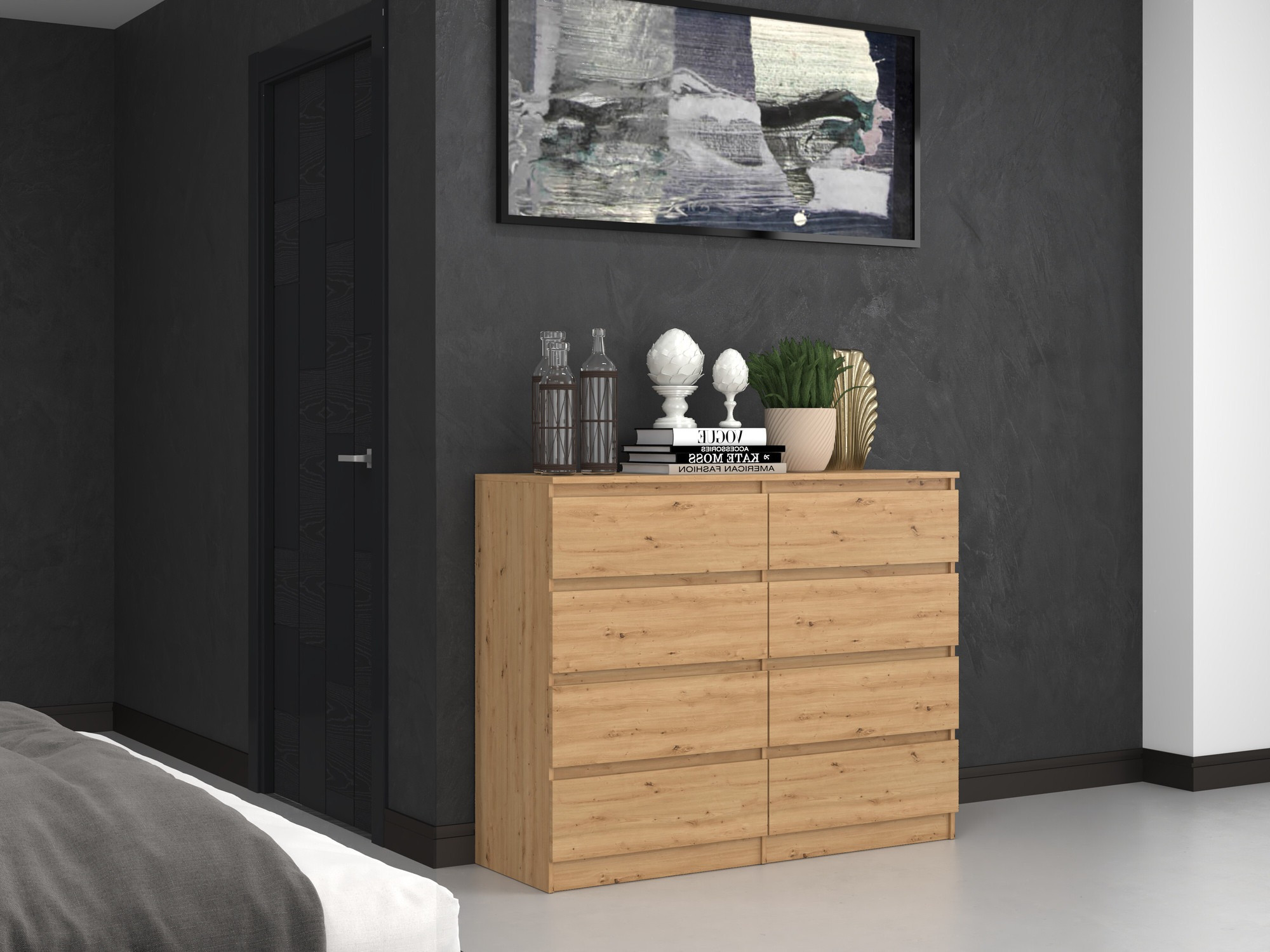 Commode Elbvelu 101 (Chêne Artisan)