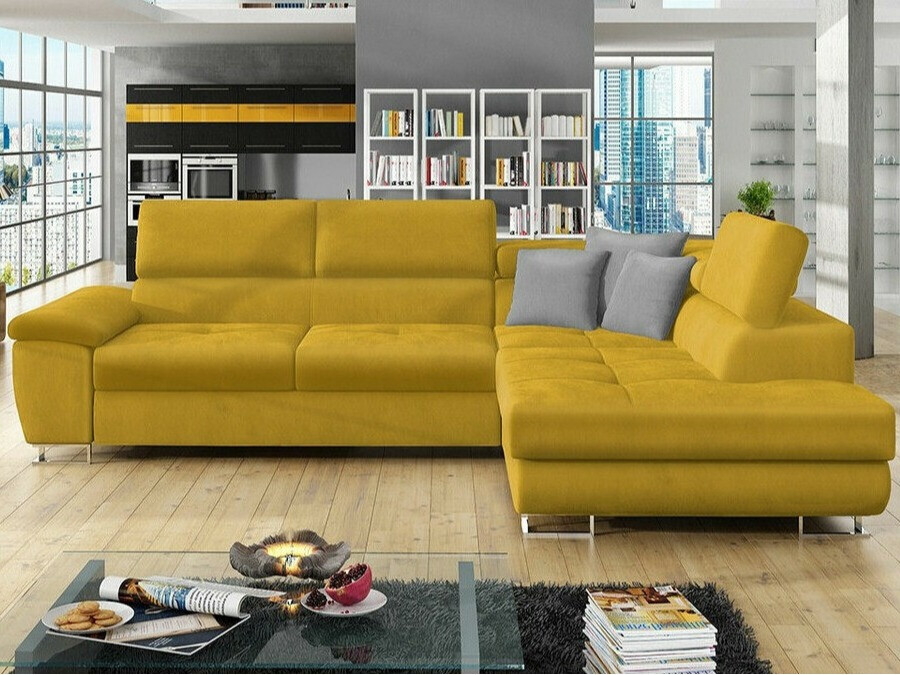 Canapé d'angle Comfivo Ruta II (Magic Velvet 2234 + Magic Velvet 2217)