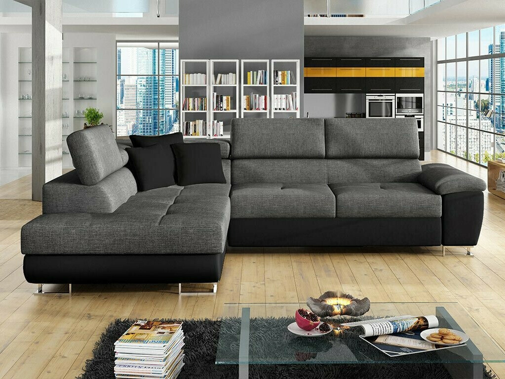 Canapé d'angle Comfivo Ruta III (Soft 011 + Lux 06)