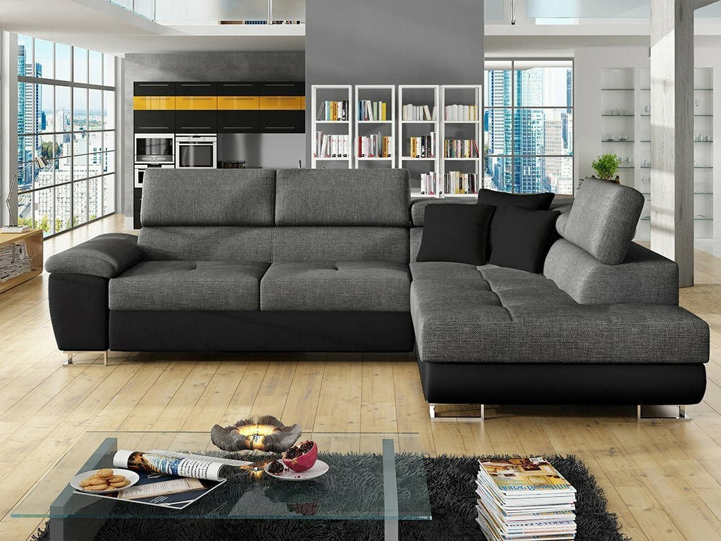Canapé d'angle Comfivo Ruta III (Soft 011 + Lux 06)