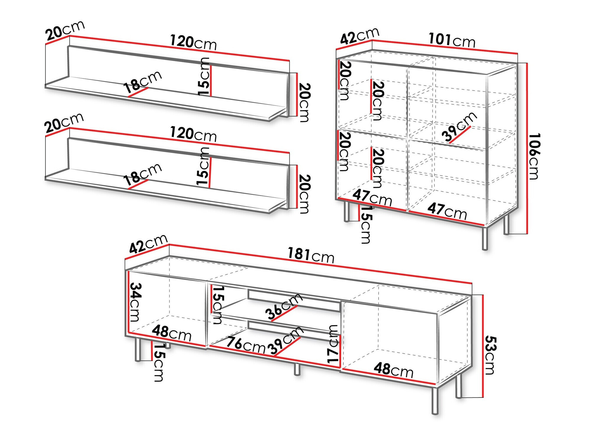 Ensemble de salon Studium IV