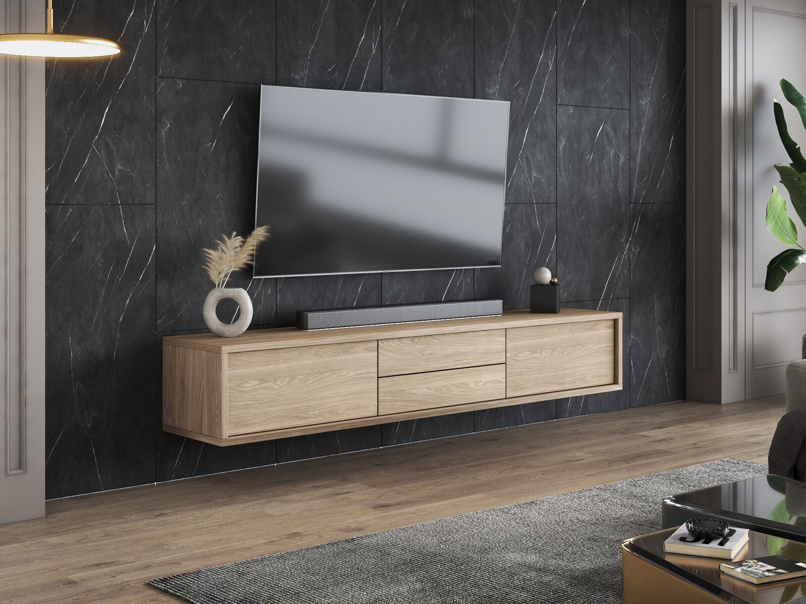 Meuble TV Austin 325 (Chêne)