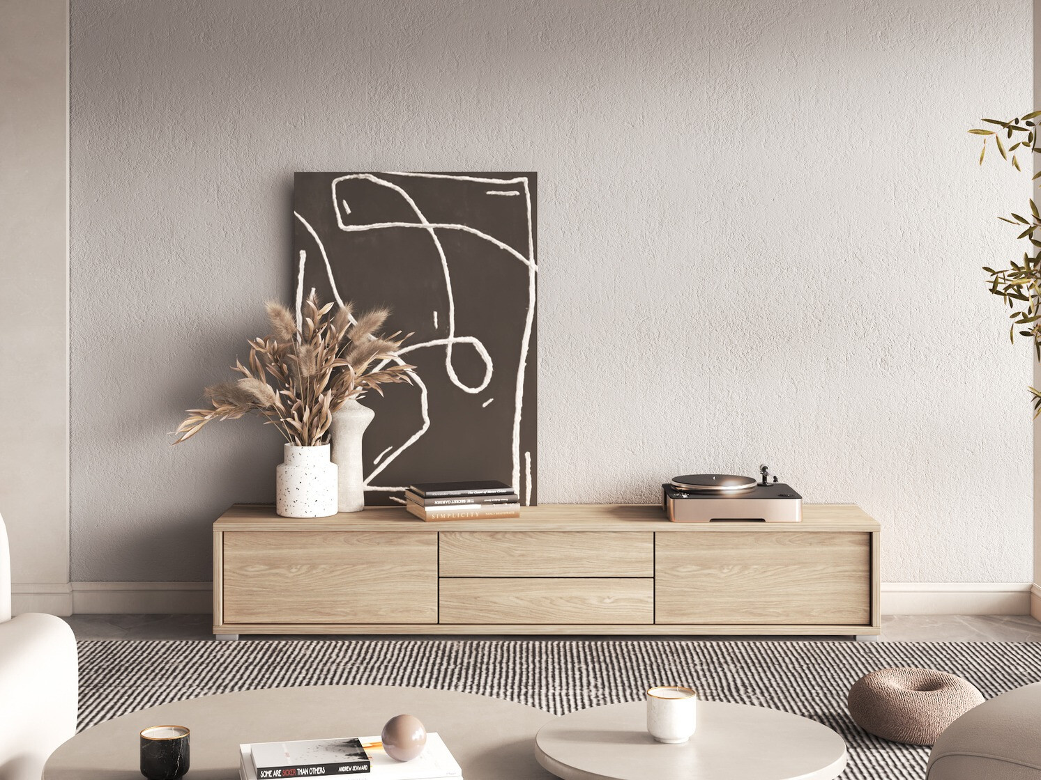 Meuble TV Austin 325 (Chêne)