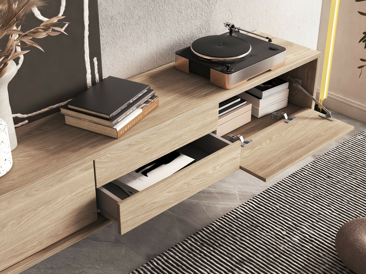 Meuble TV Austin 325 (Chêne)