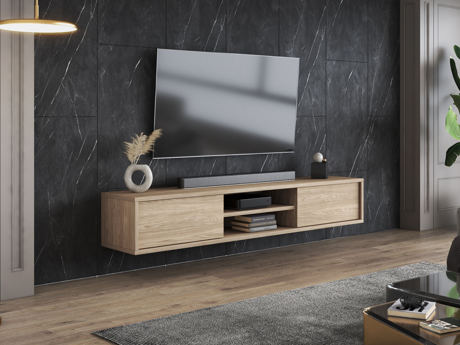 Meuble TV Austin 326 (Chêne)