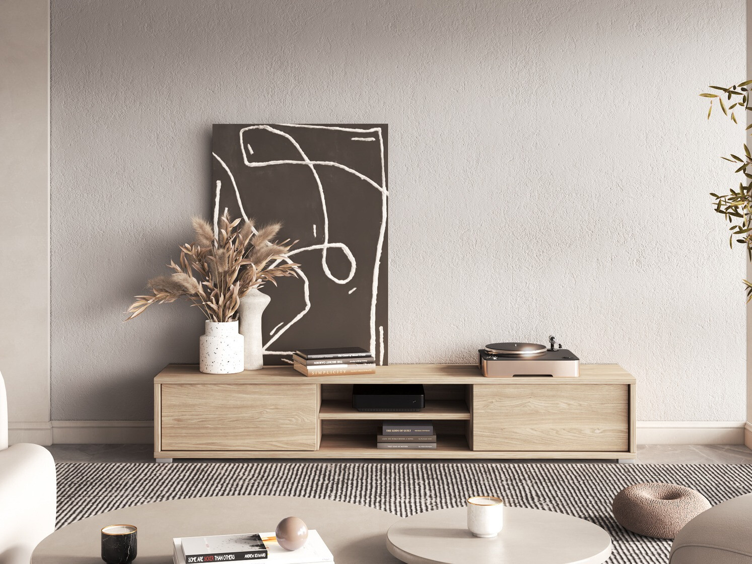 Meuble TV Austin 326 (Chêne)