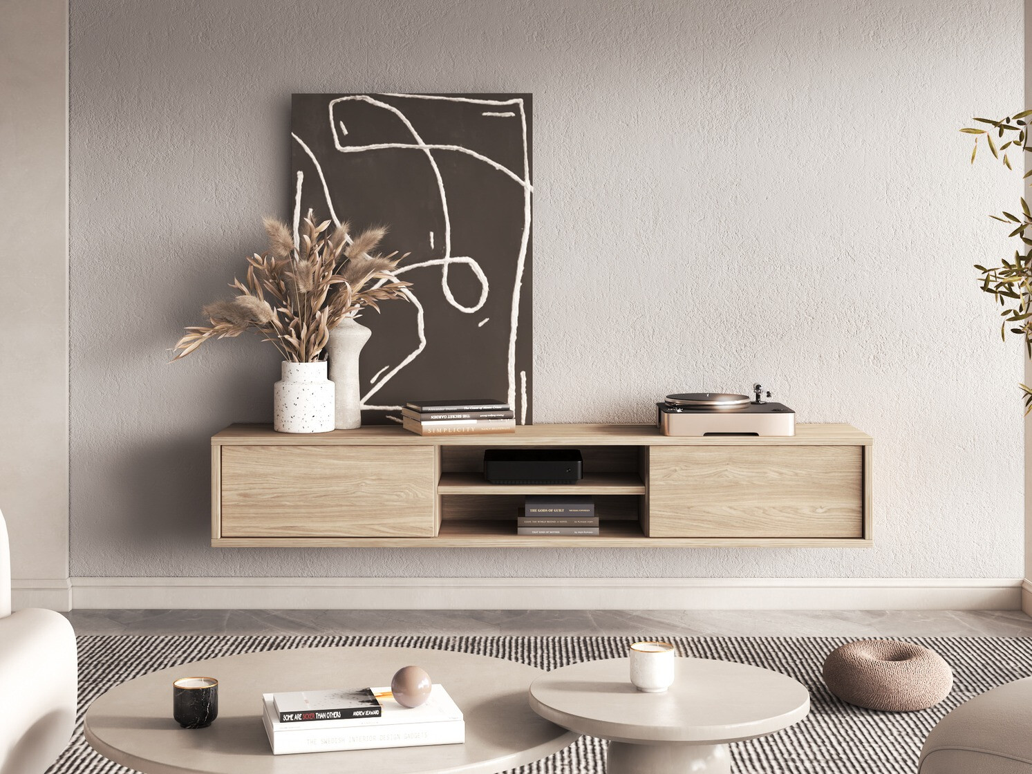 Meuble TV Austin 326 (Chêne)