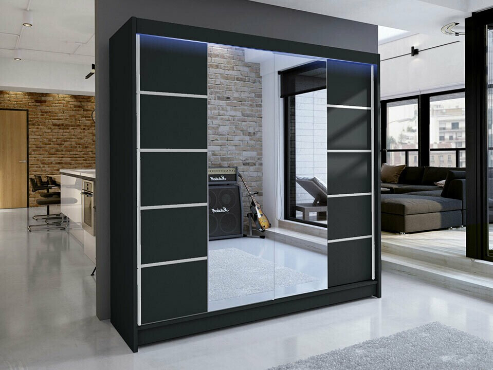 Armoire Closico Cavaris V (Noir)