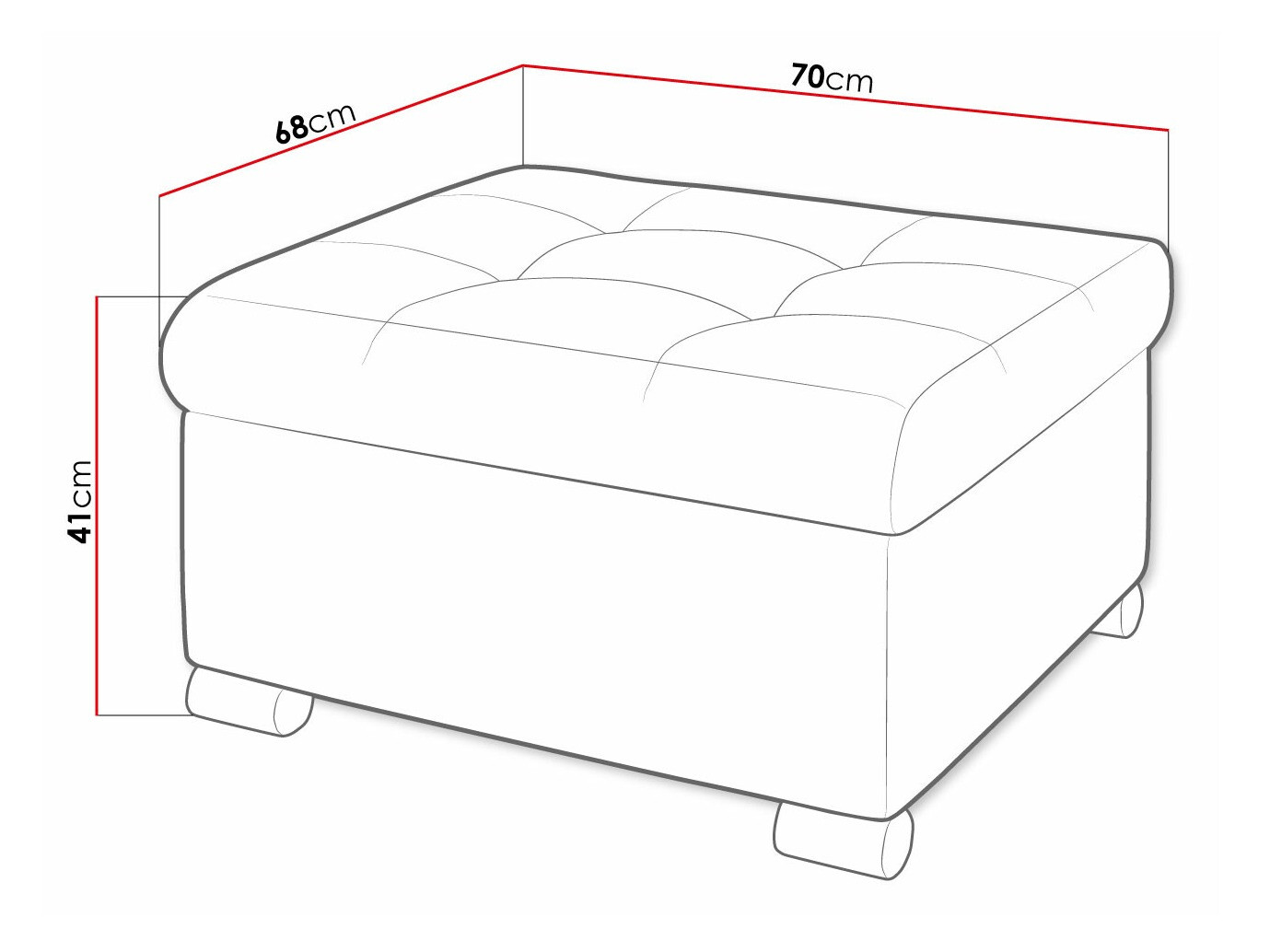 Pouf Comfivo 115 (Soft 017 + Soul 20)