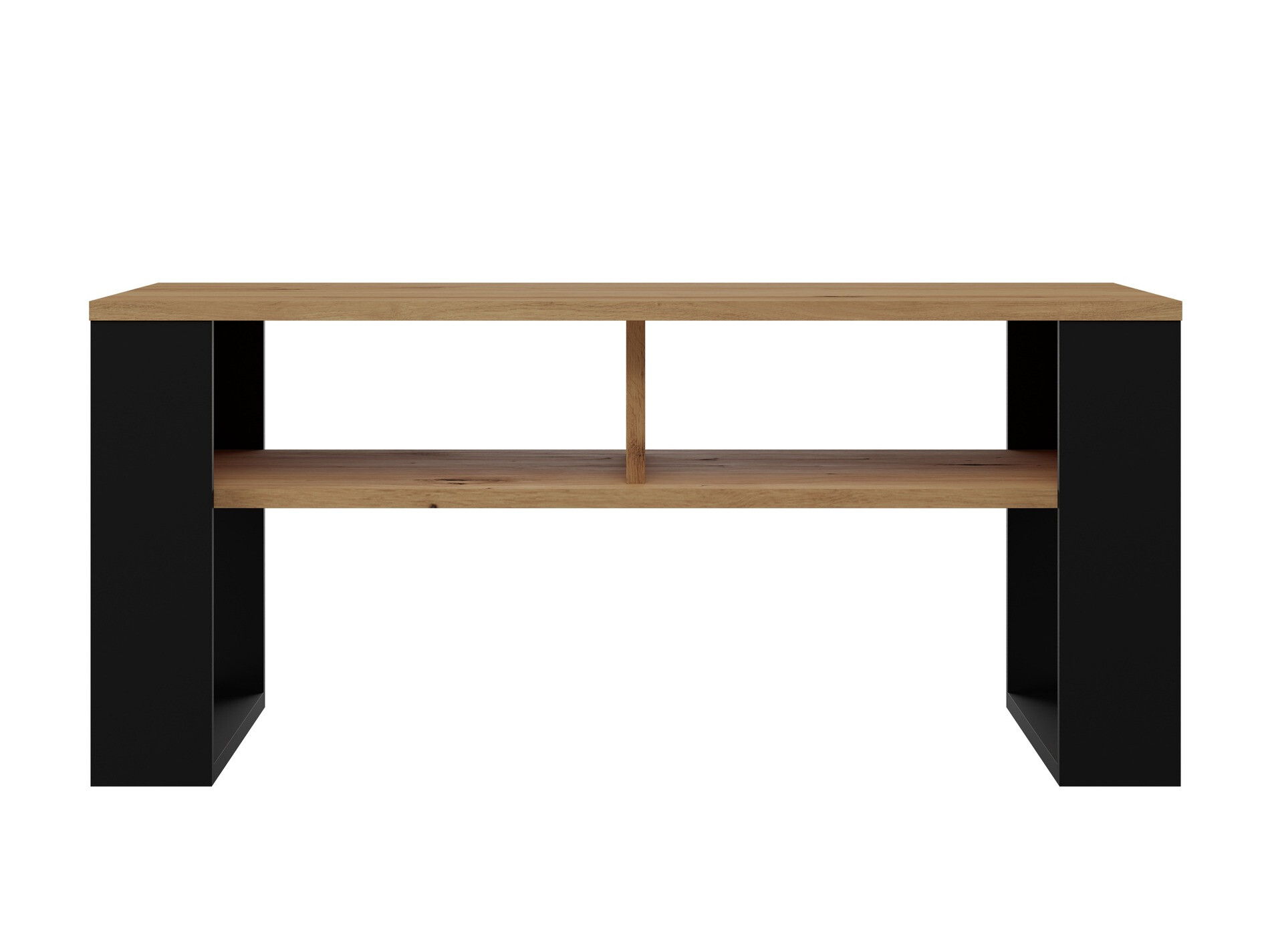 Table basse Mandeville 209 (Chêne Artisan + Noir)
