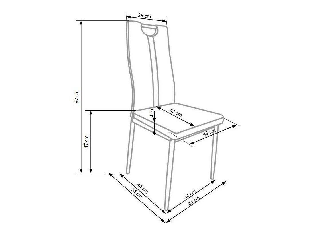 Chaise Houston 252 (Cappuccino)
