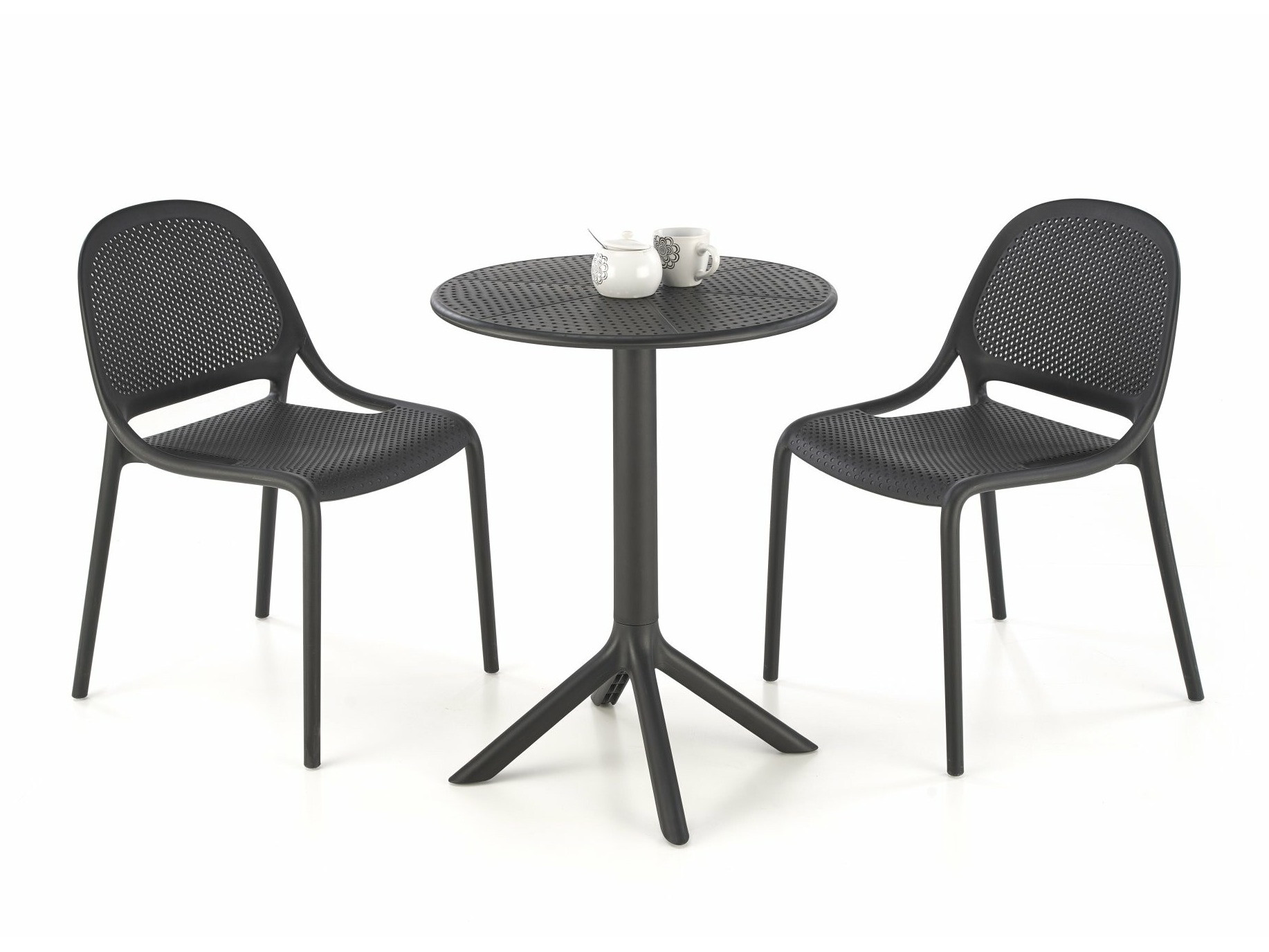 Table de jardin Houston 1635 (Noir)