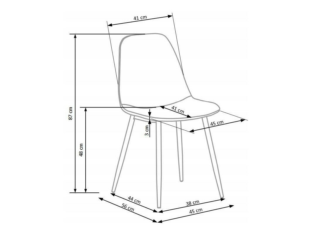 Chaise Houston 983 (Vert foncé)