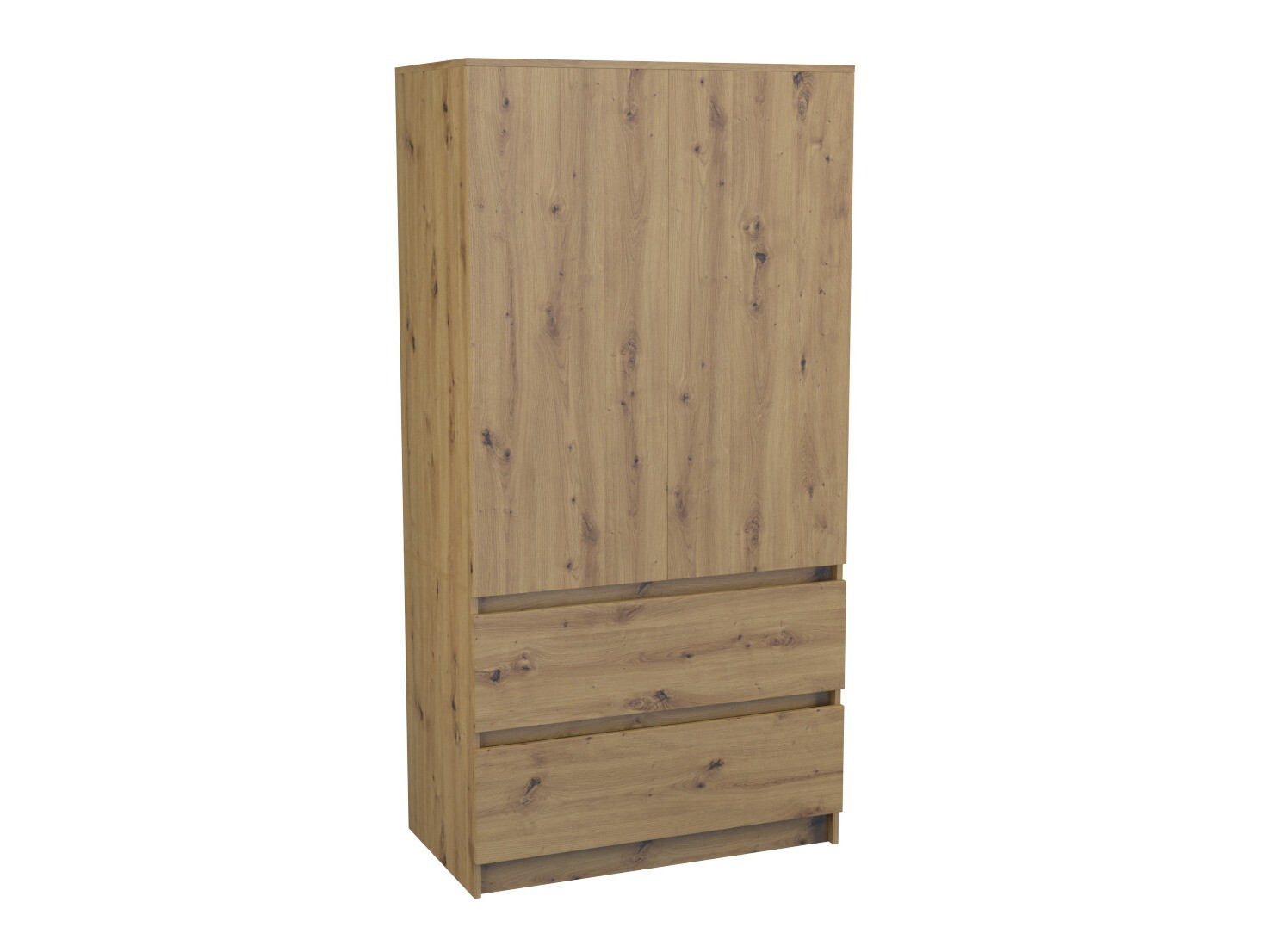Armoire Elbvelu 116 (Chêne Artisan)
