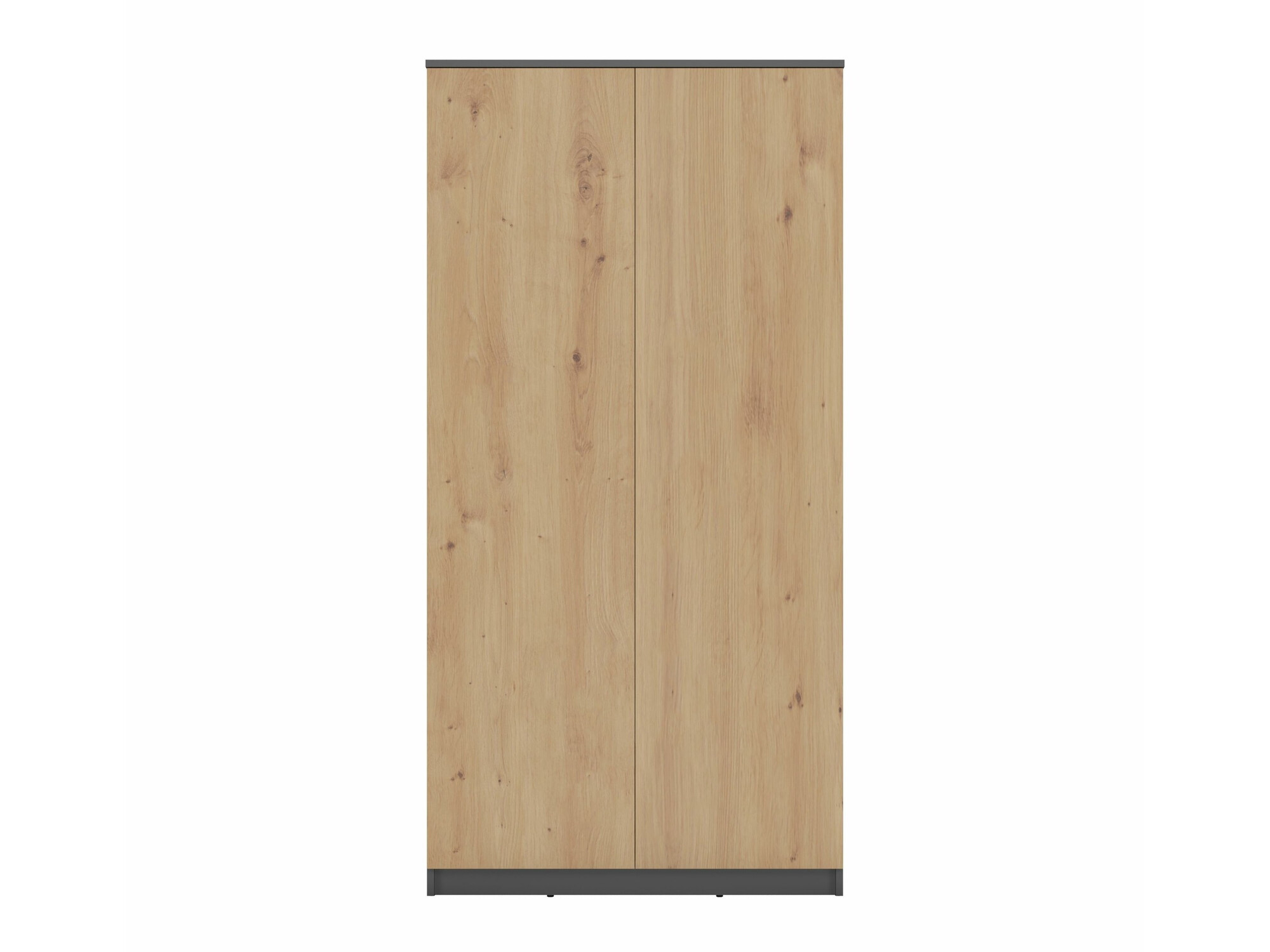 Armoire Elbvelu 117 (Anthracite + Chêne Artisan)