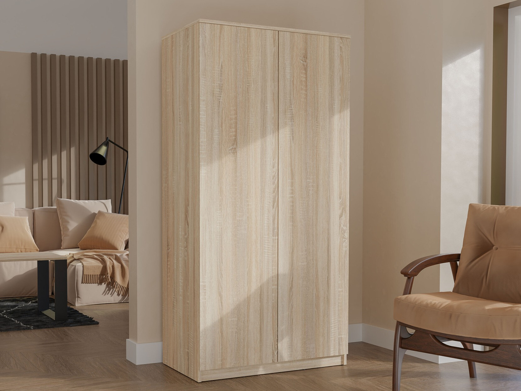 Armoire Elbvelu 117 (Sonoma chêne)