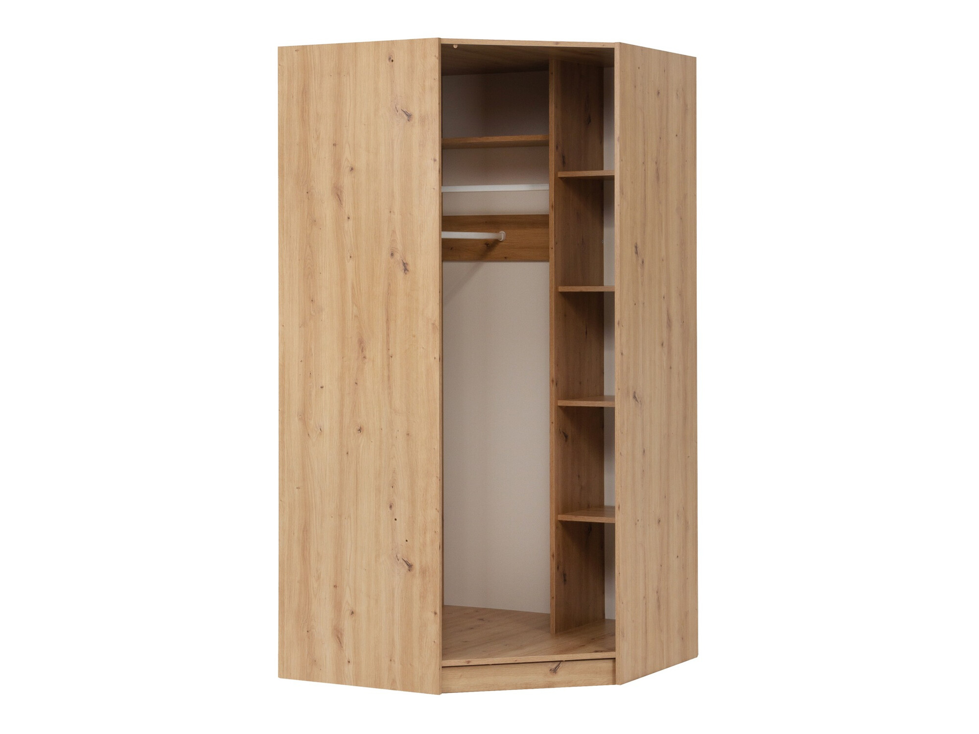 Armoire d'angle Cavmero 106 (Chêne Artisan)
