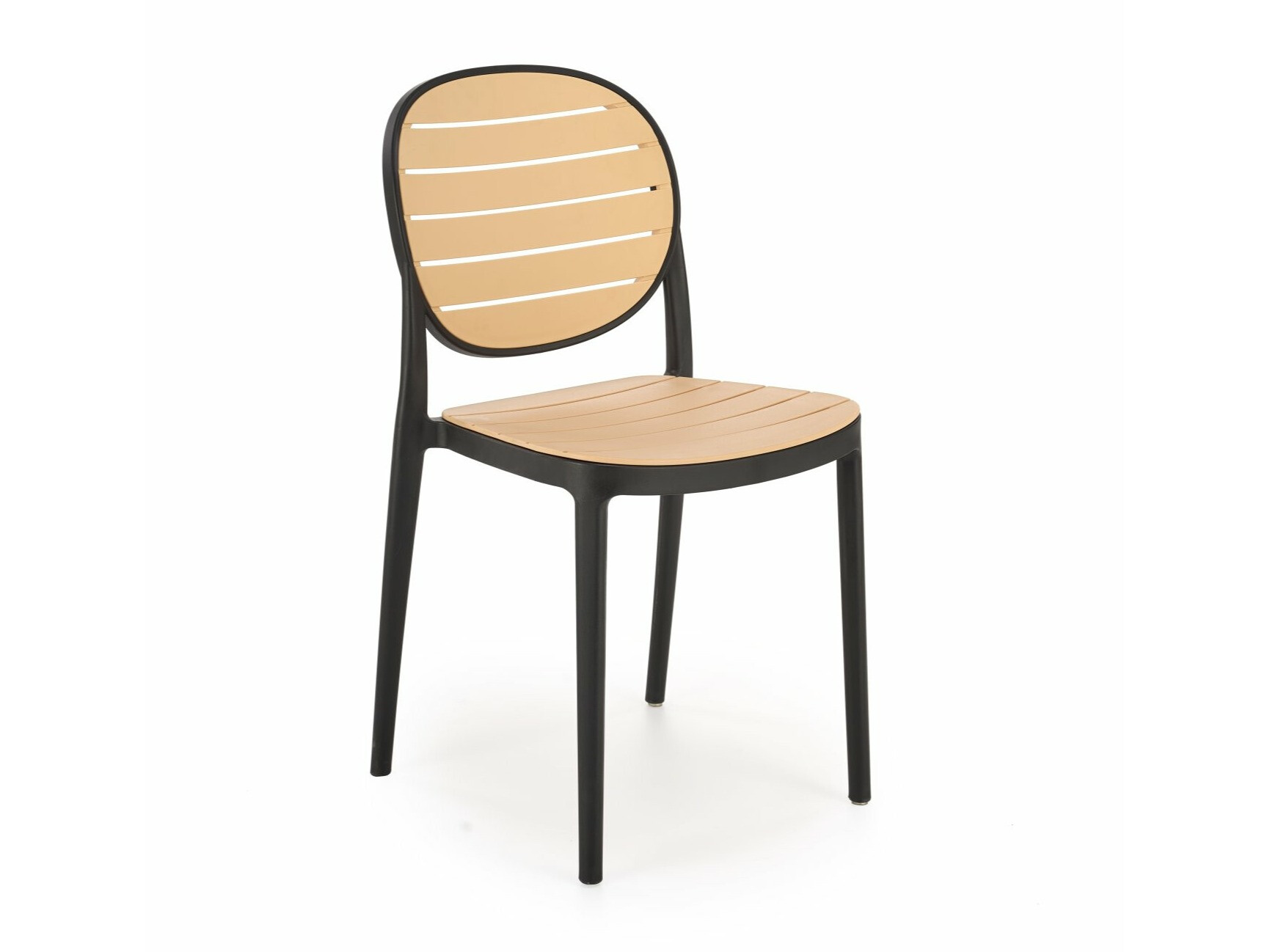 Chaise Houston 1670 (Brun clair + Noir)