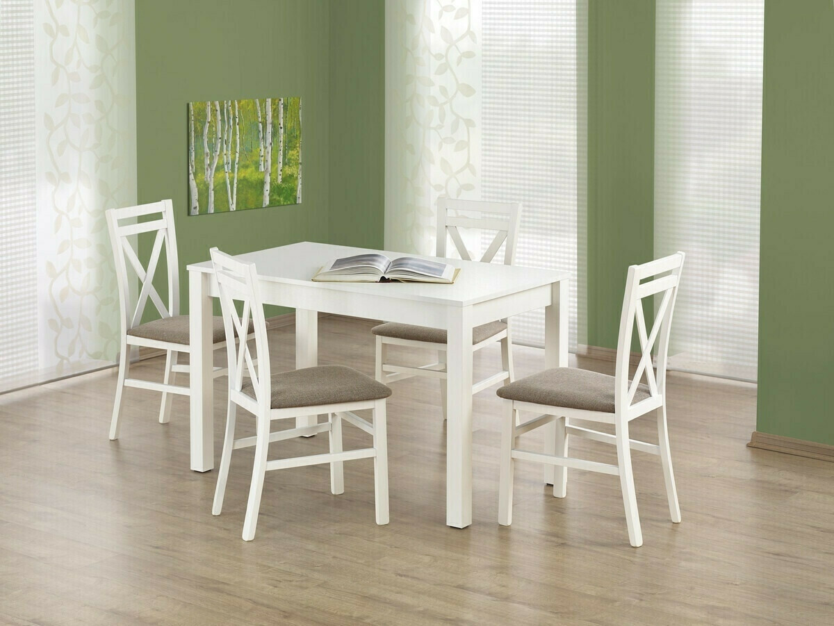 Chaise Houston 593 (Blanc + Beige)