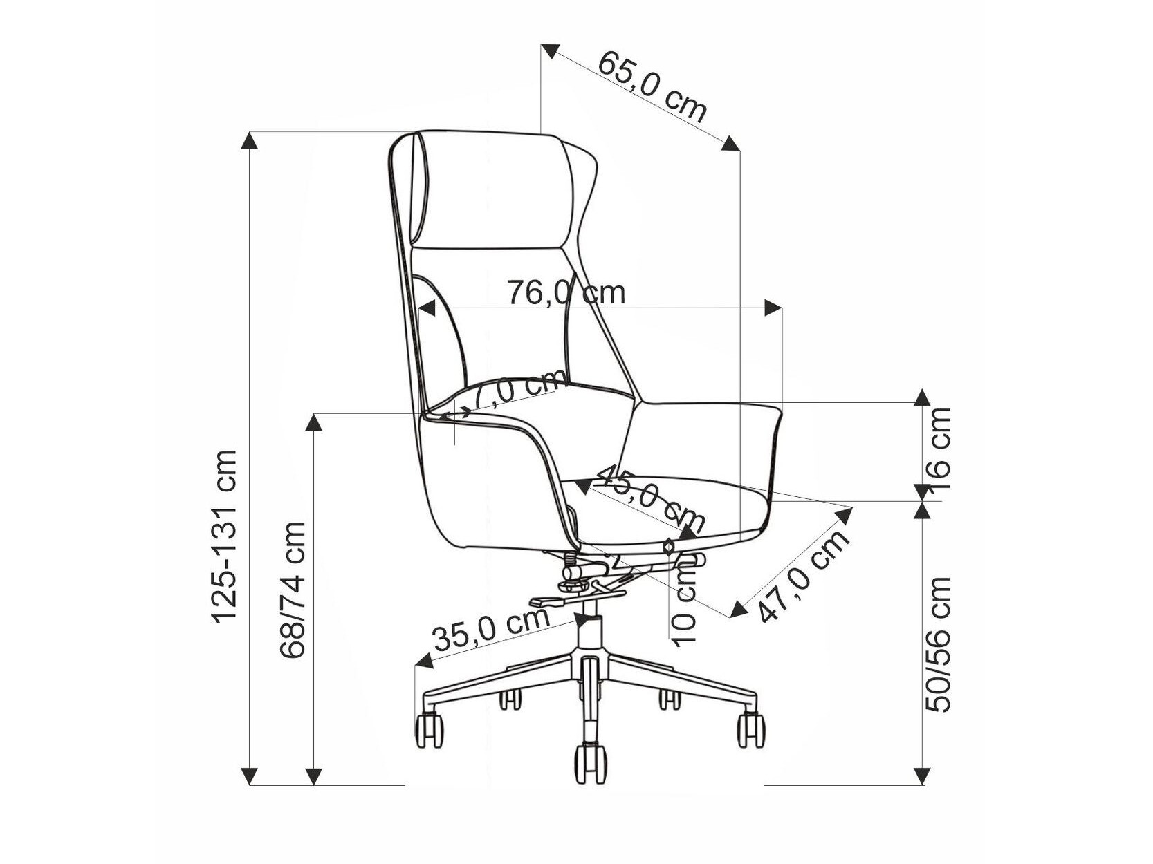 Chaise de bureau Houston 1655