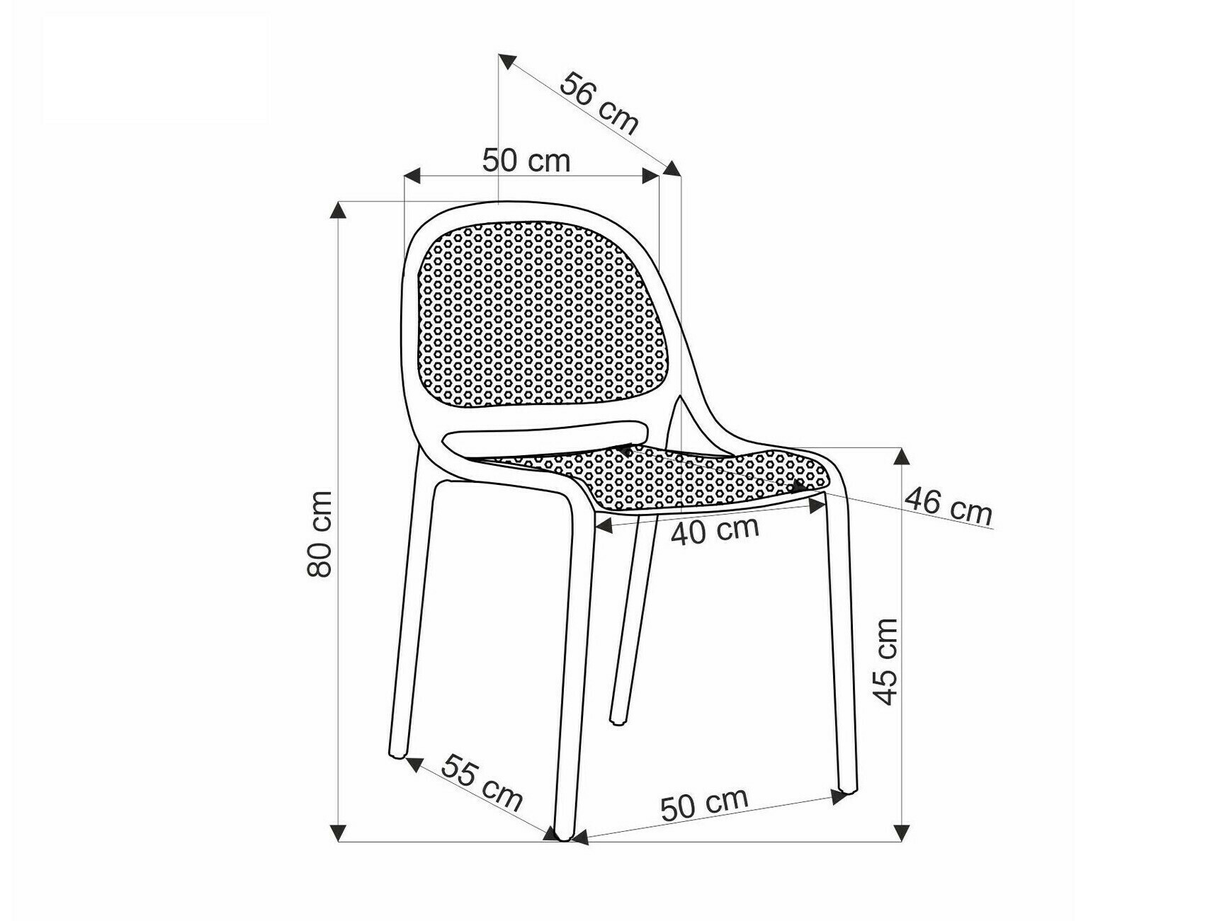 Chaise de jardin Houston 1672 (Menthe claire)