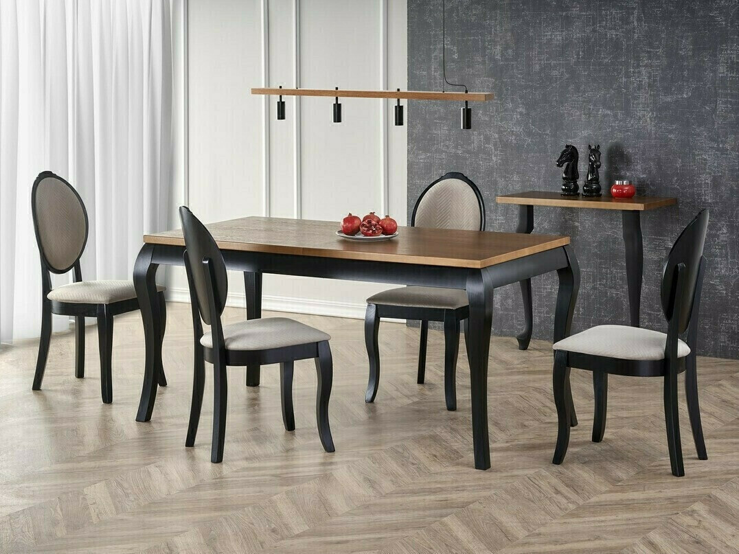 Chaise Houston 986 (Noir + Beige)