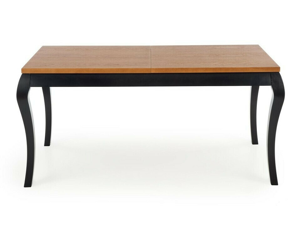 Table Houston 1202 (Chêne foncé + Noir)