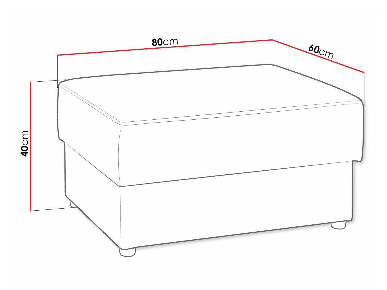 Pouf Providence 185 (Soft 017 + Kronos 22)