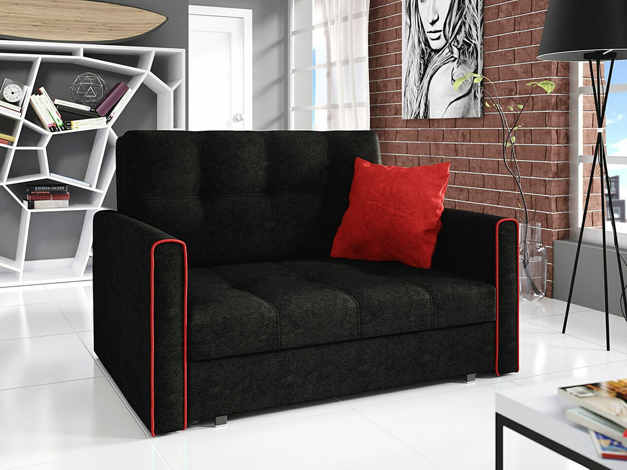 Canapé convertible Nuvora II (Alova 04 + Alova 46)