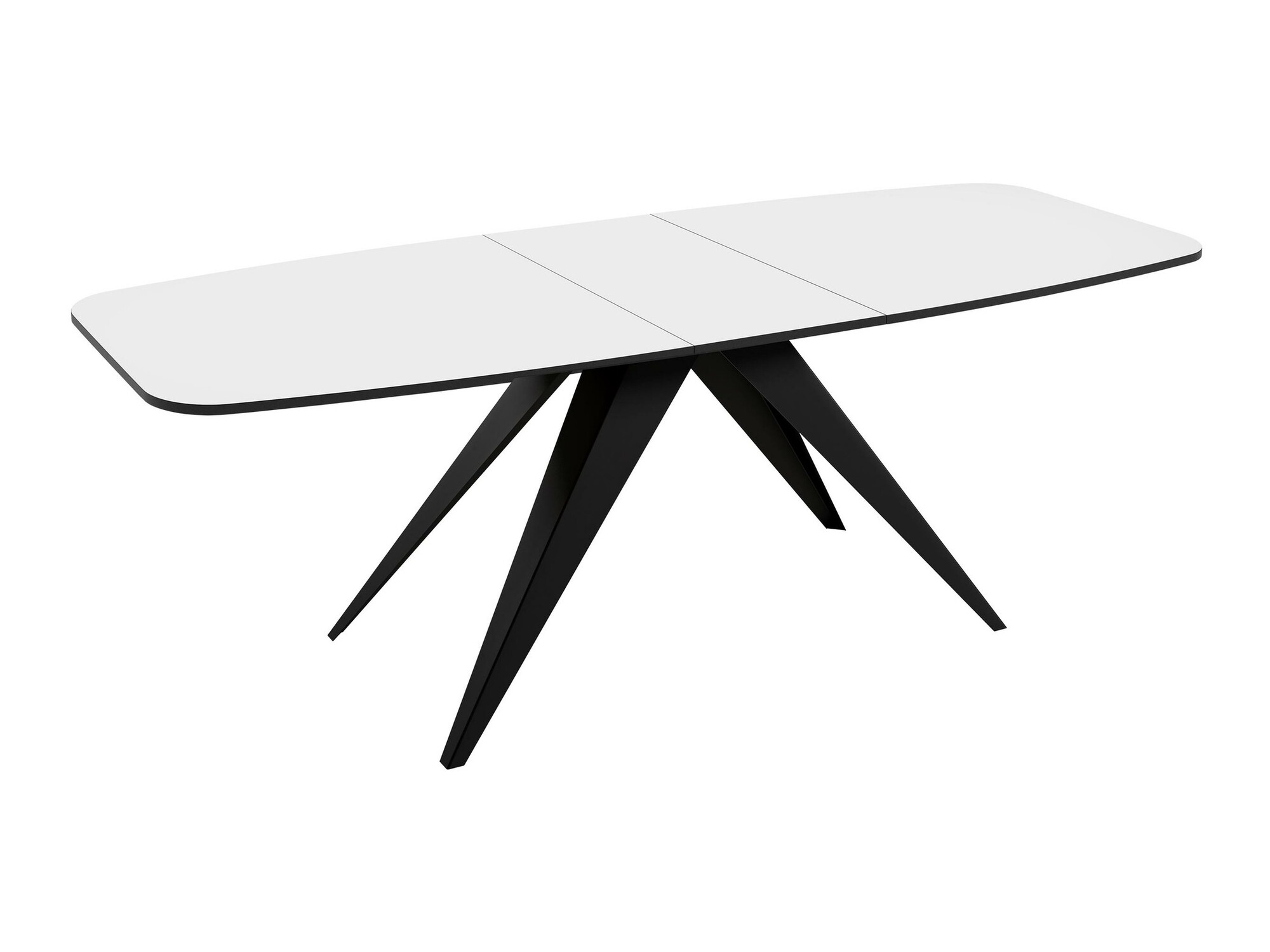 Table Oswego 115 (Noir + Chêne Craft doré)