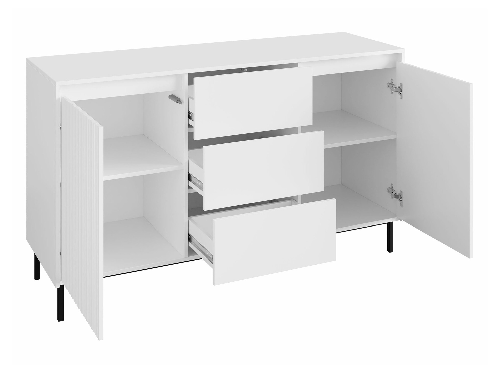 Ensemble de salon Comfivo Delruva II (Noir)