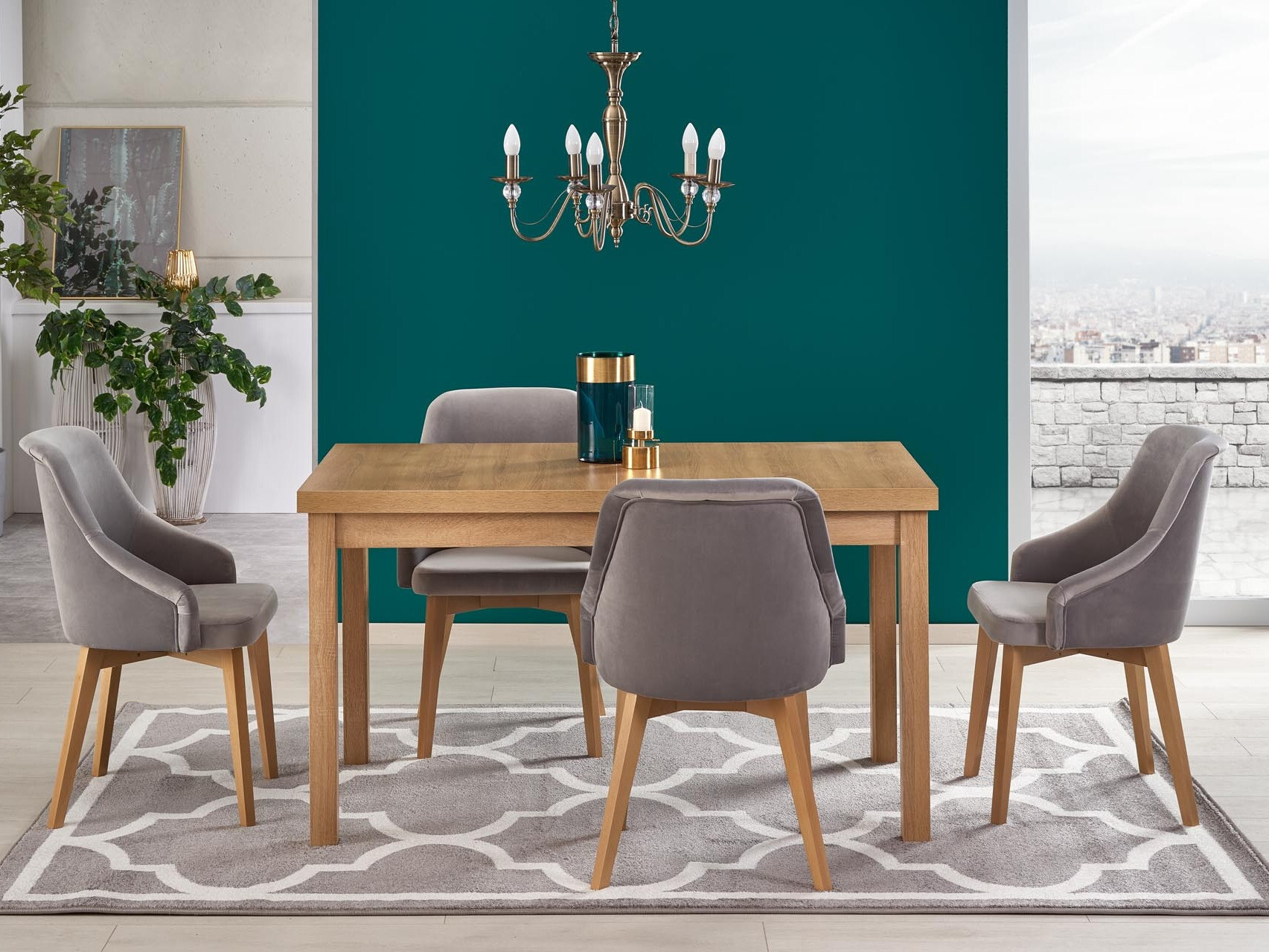 Table Houston 897 (Craft chêne)