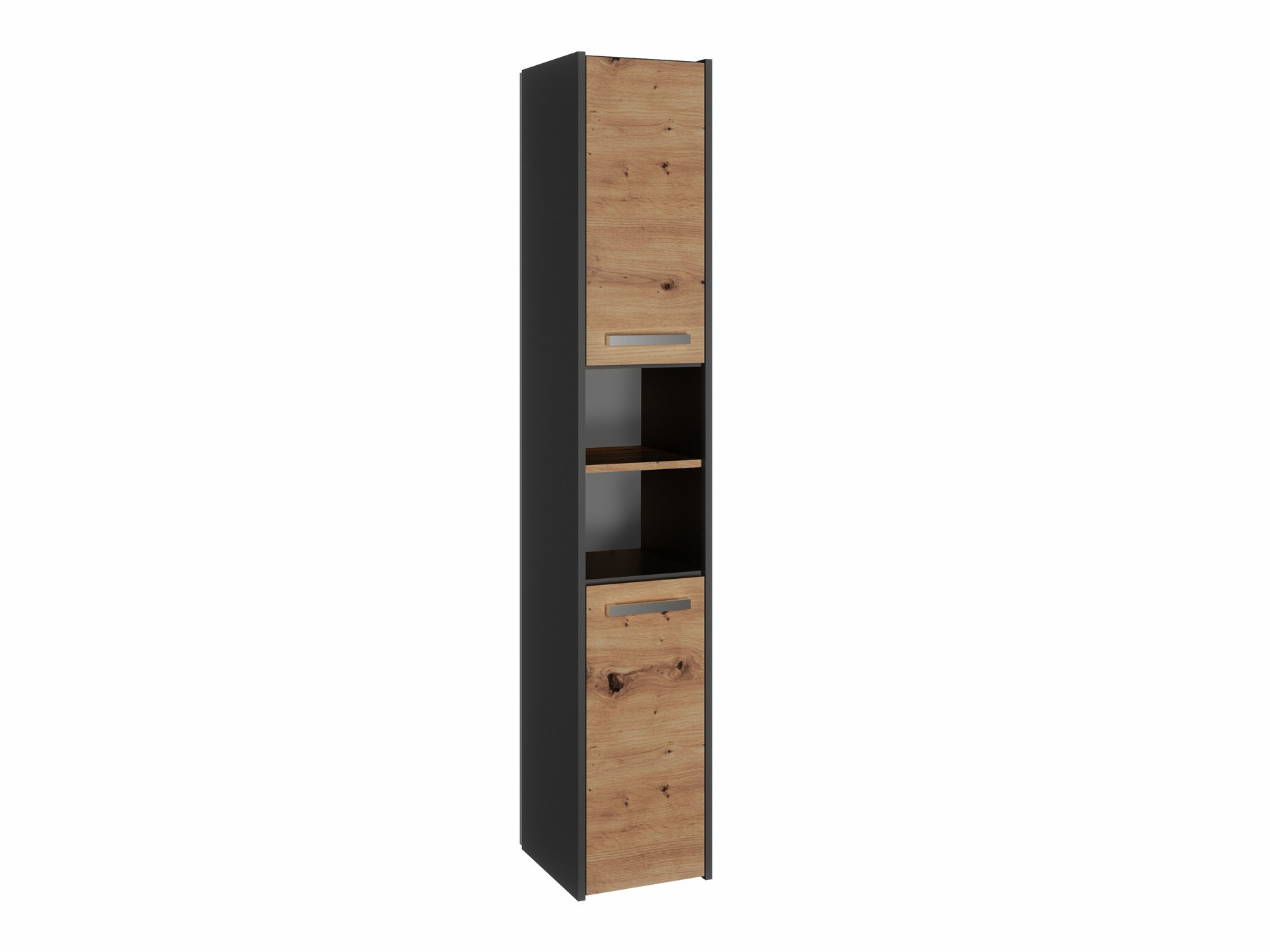 Armoire de bain à poser Mandeville 248 (Anthracite + Chêne Artisan)