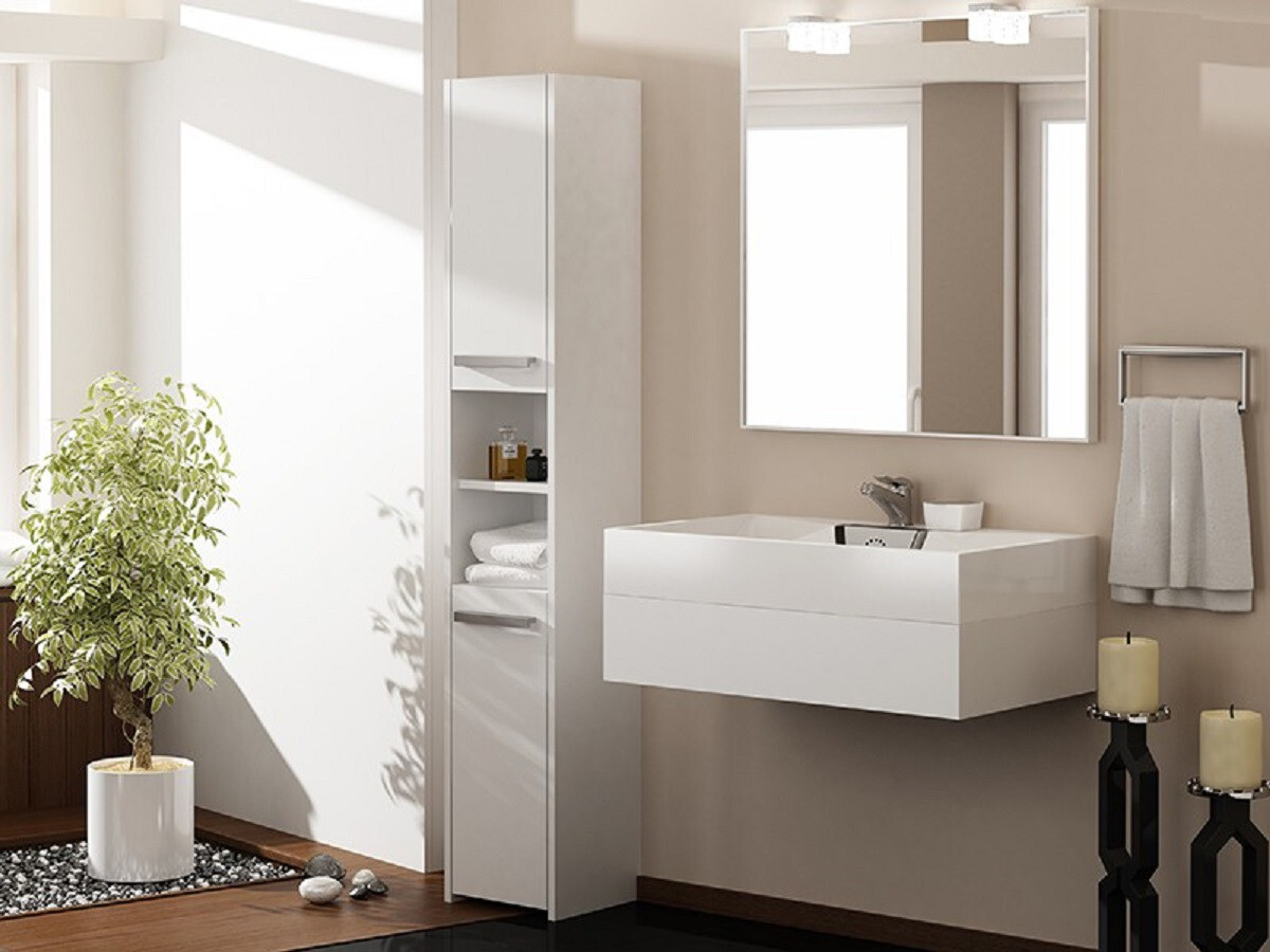 Armoire de bain à poser Mandeville 248 (Blanc)