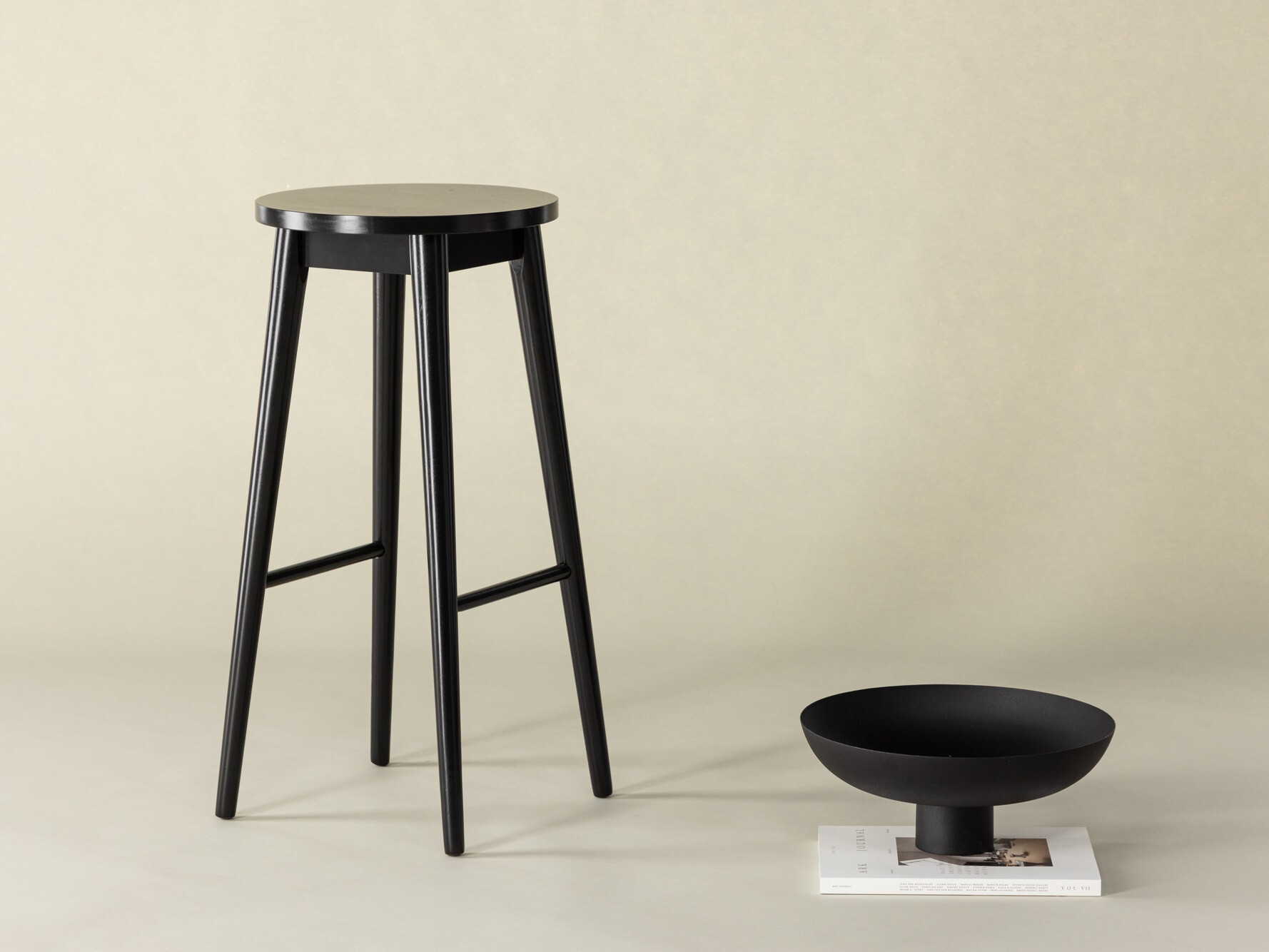 Chaise de bar Dallas 4203 (Noir)