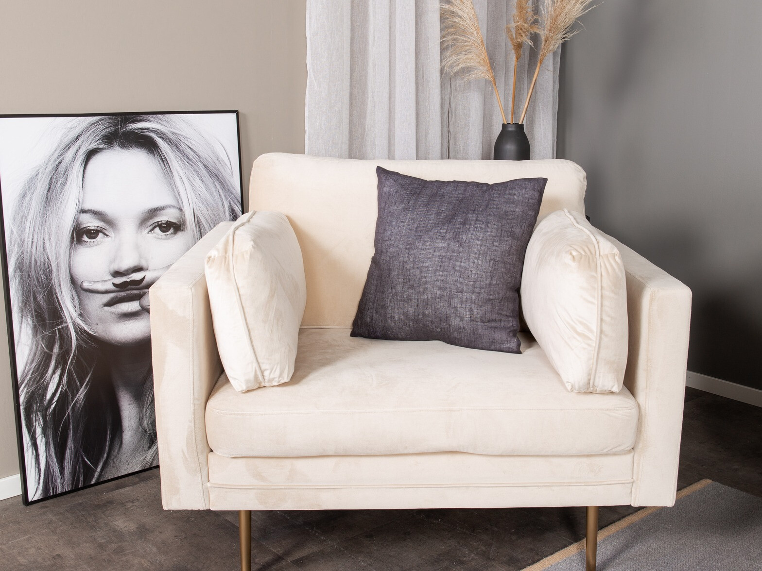 Fauteuil Dallas 100 (Brun clair + Marron)